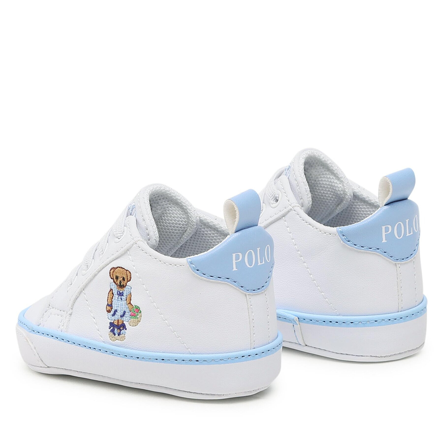 Polo Ralph Lauren Сникърси Quilton Bear Gore Hi Layette RL100730 Бял - Pepit.bg