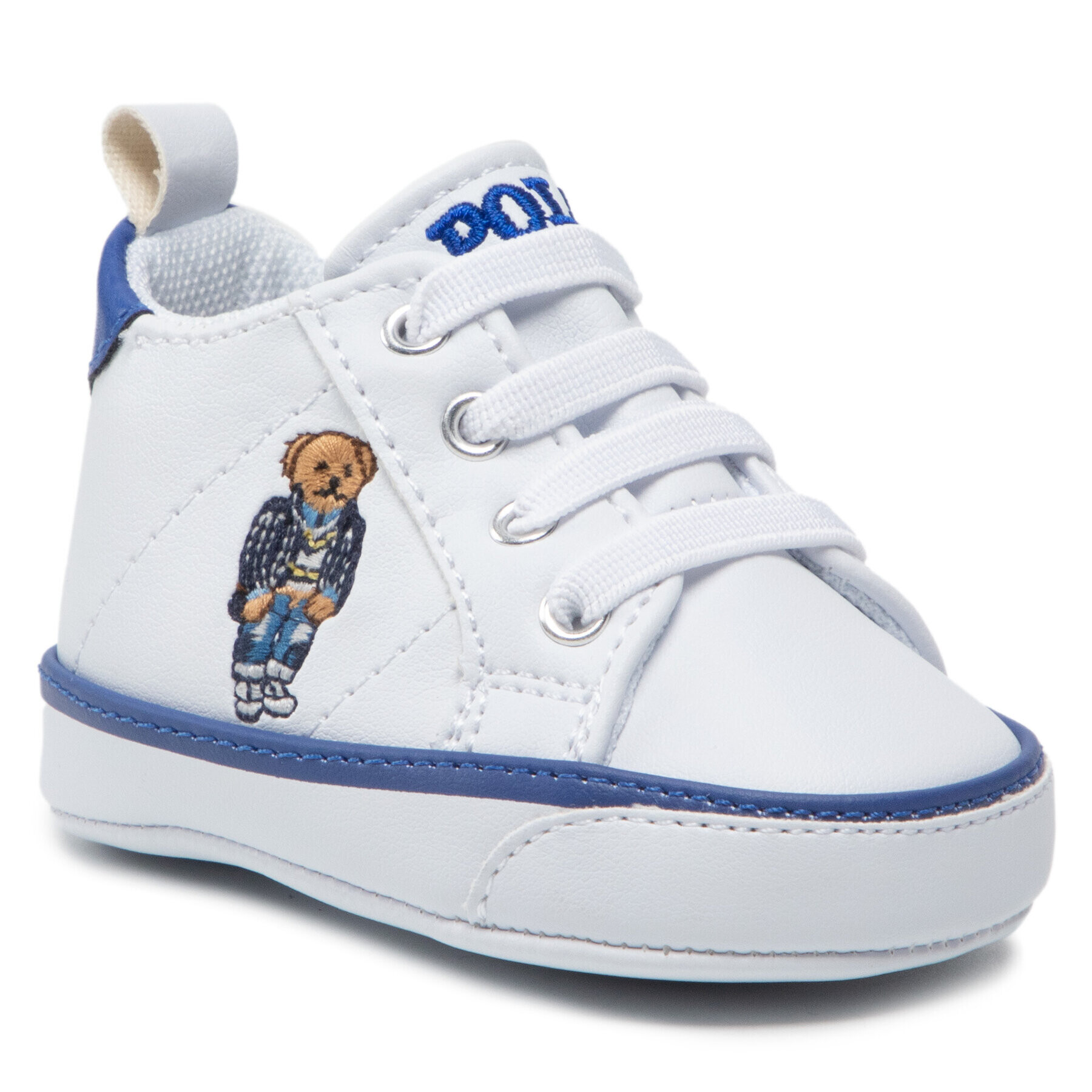 Polo Ralph Lauren Сникърси Quilton Bear Gore Hi RL100652 Бял - Pepit.bg