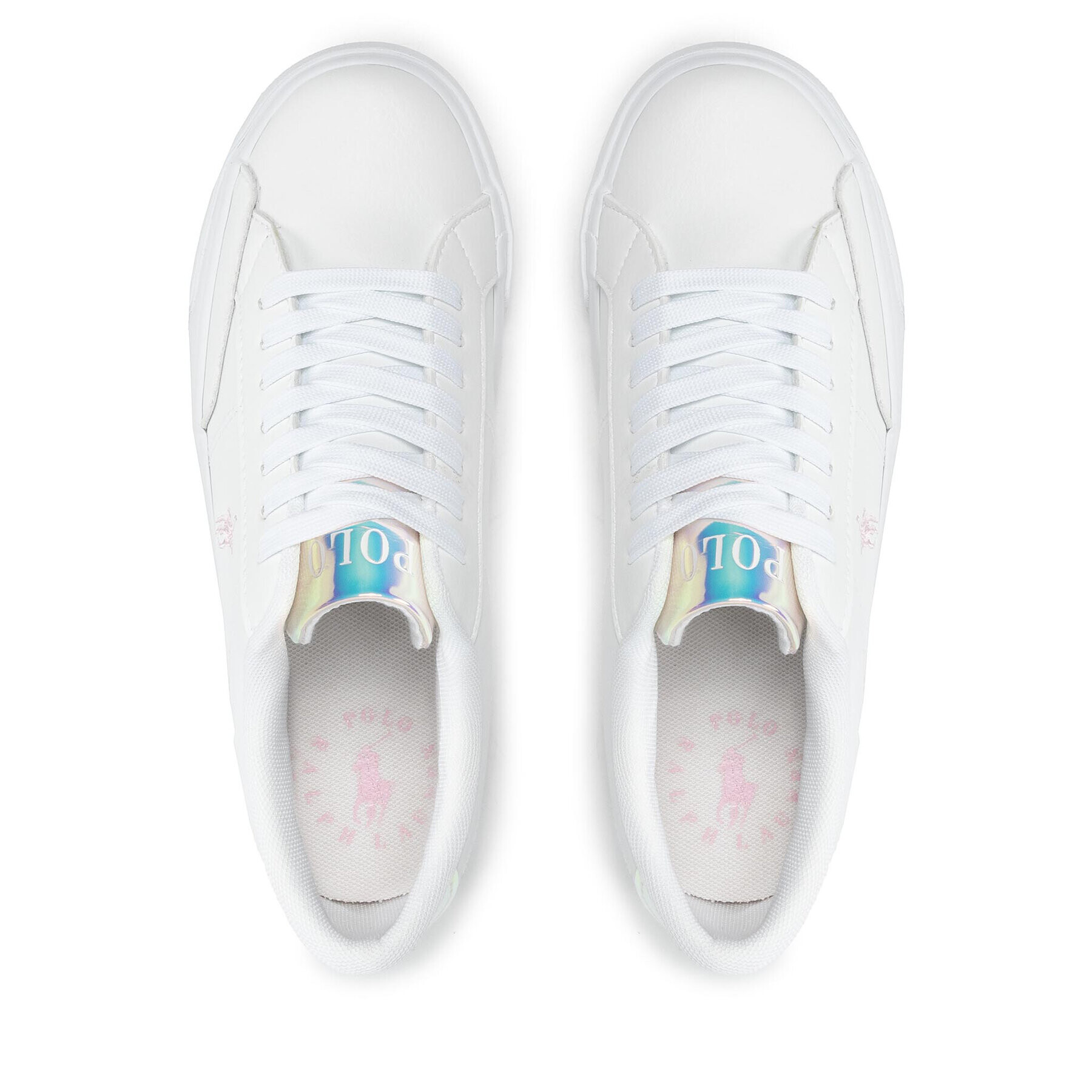 Polo Ralph Lauren Сникърси Theron IV RF103548 Бял - Pepit.bg