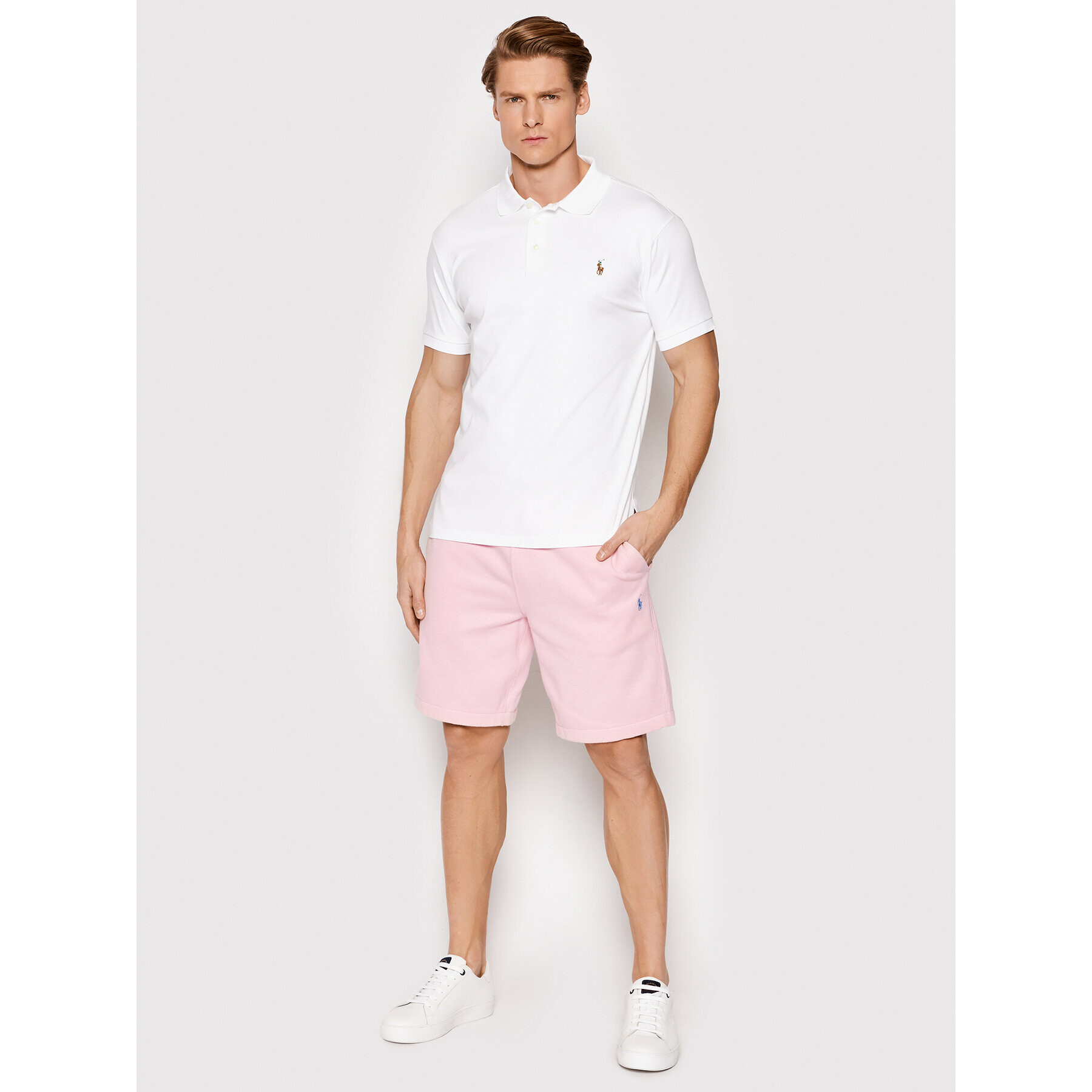 Polo Ralph Lauren Спортни шорти 710790292013 Розов Regular Fit - Pepit.bg