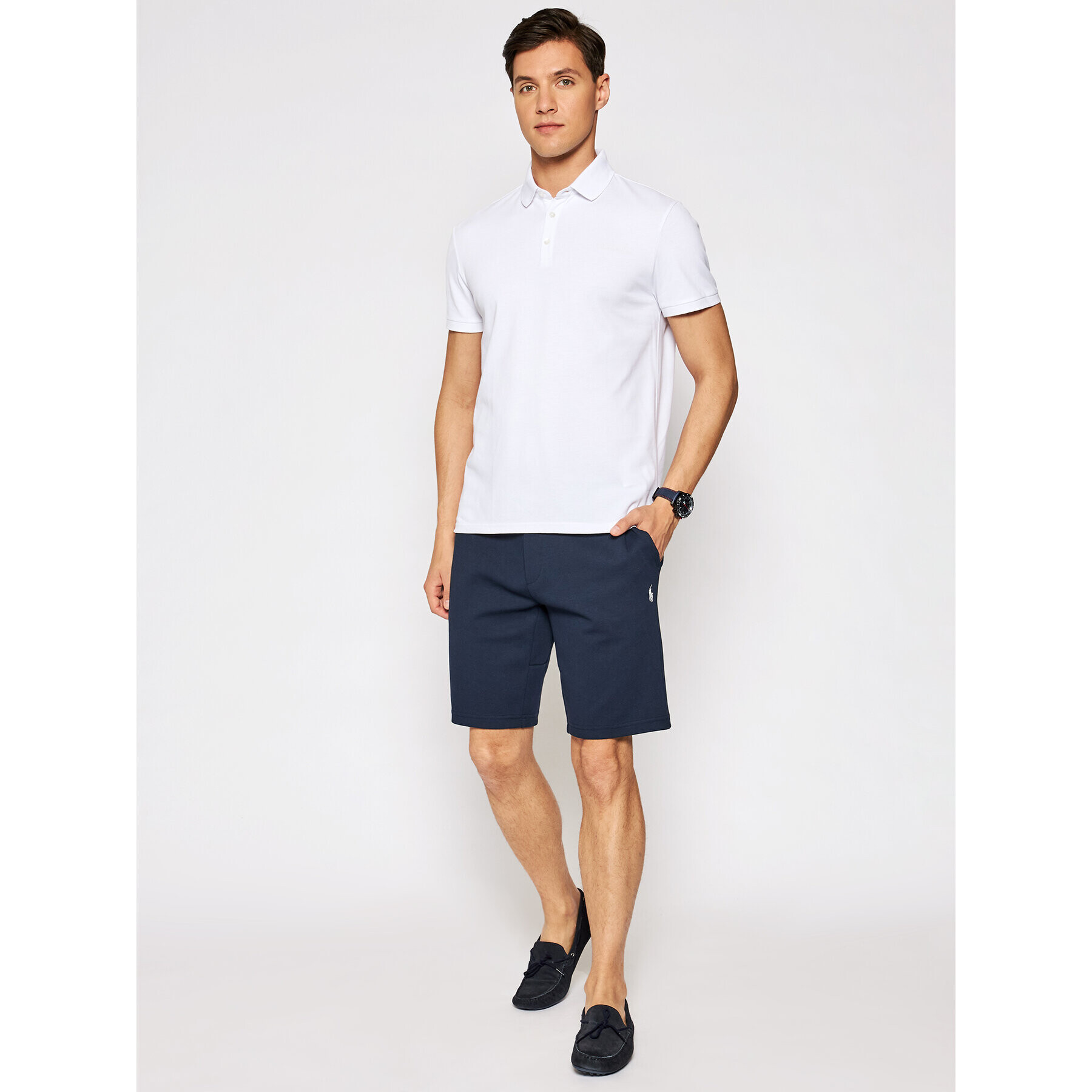 Polo Ralph Lauren Спортни шорти Sho 710691243003 Тъмносин Regular Fit - Pepit.bg