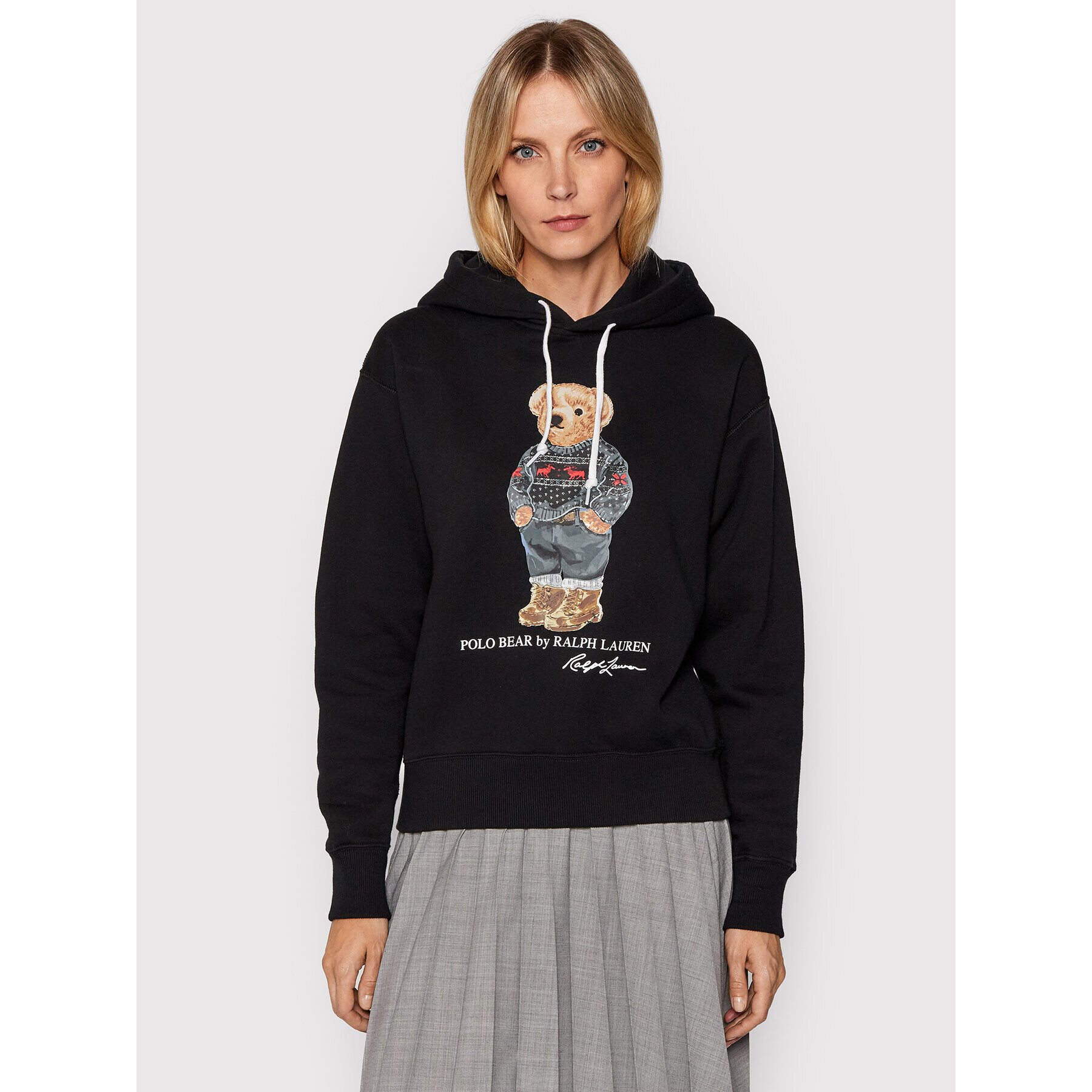 Polo Ralph Lauren Суитшърт 211846852001 Черен Regular Fit - Pepit.bg