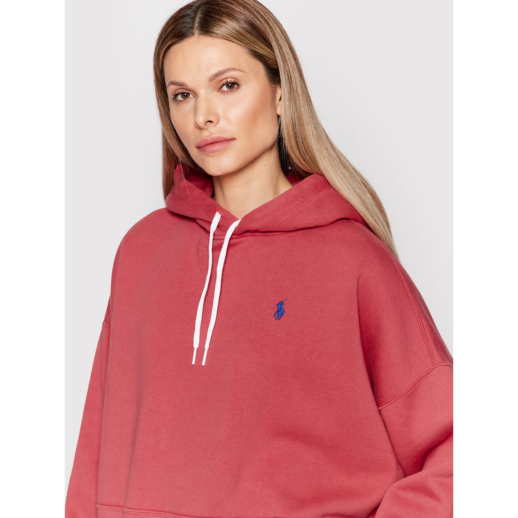 Polo Ralph Lauren Суитшърт 211856651003 Червен Oversize - Pepit.bg