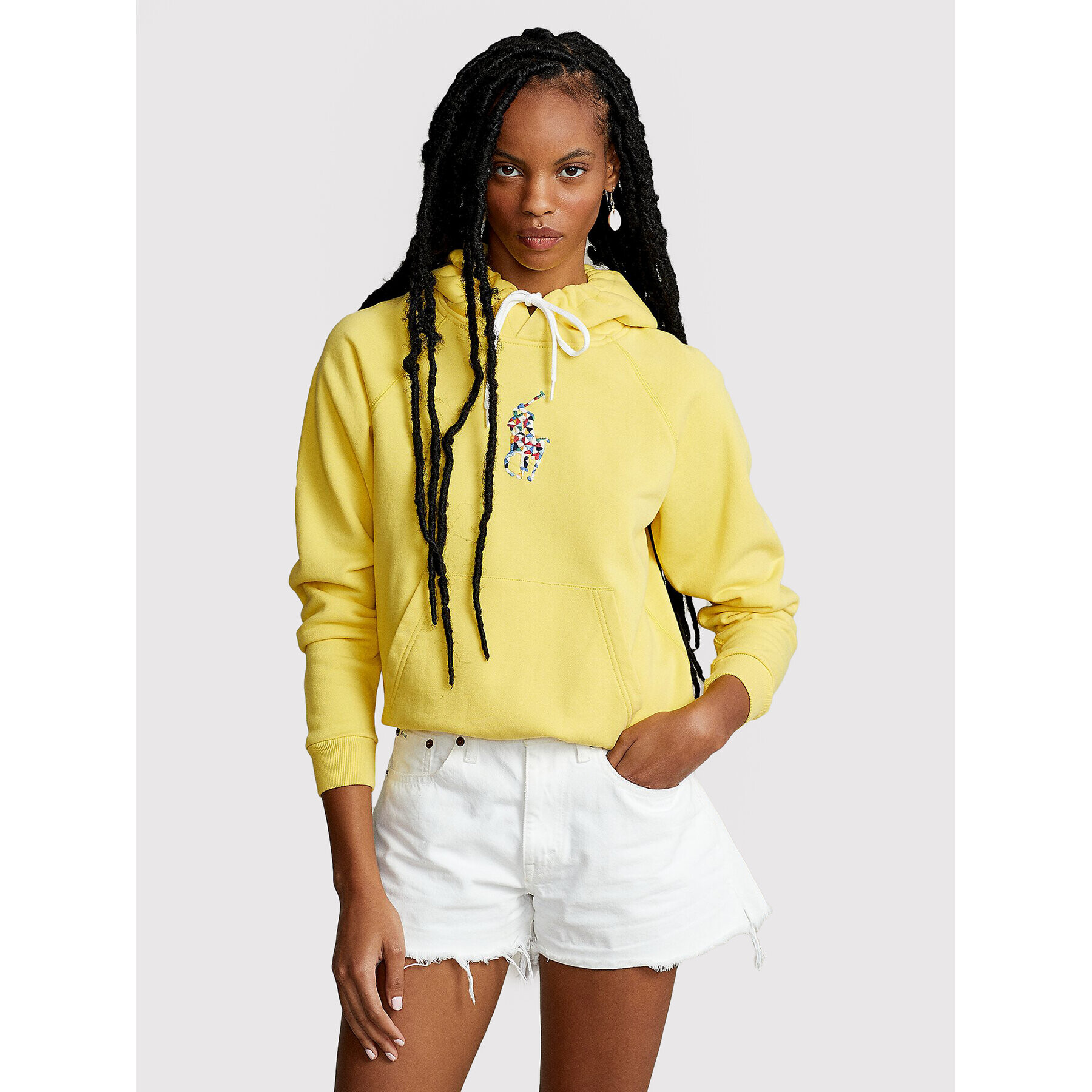Polo Ralph Lauren Суитшърт 211863302001 Жълт Regular Fit - Pepit.bg
