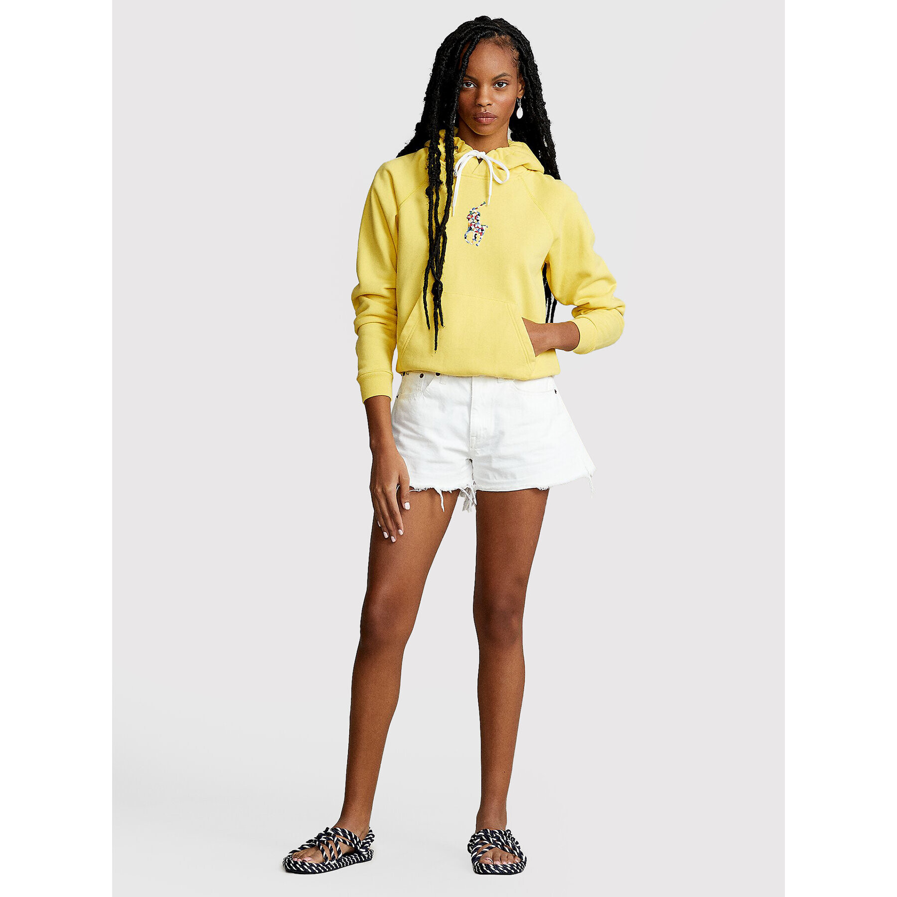Polo Ralph Lauren Суитшърт 211863302001 Жълт Regular Fit - Pepit.bg