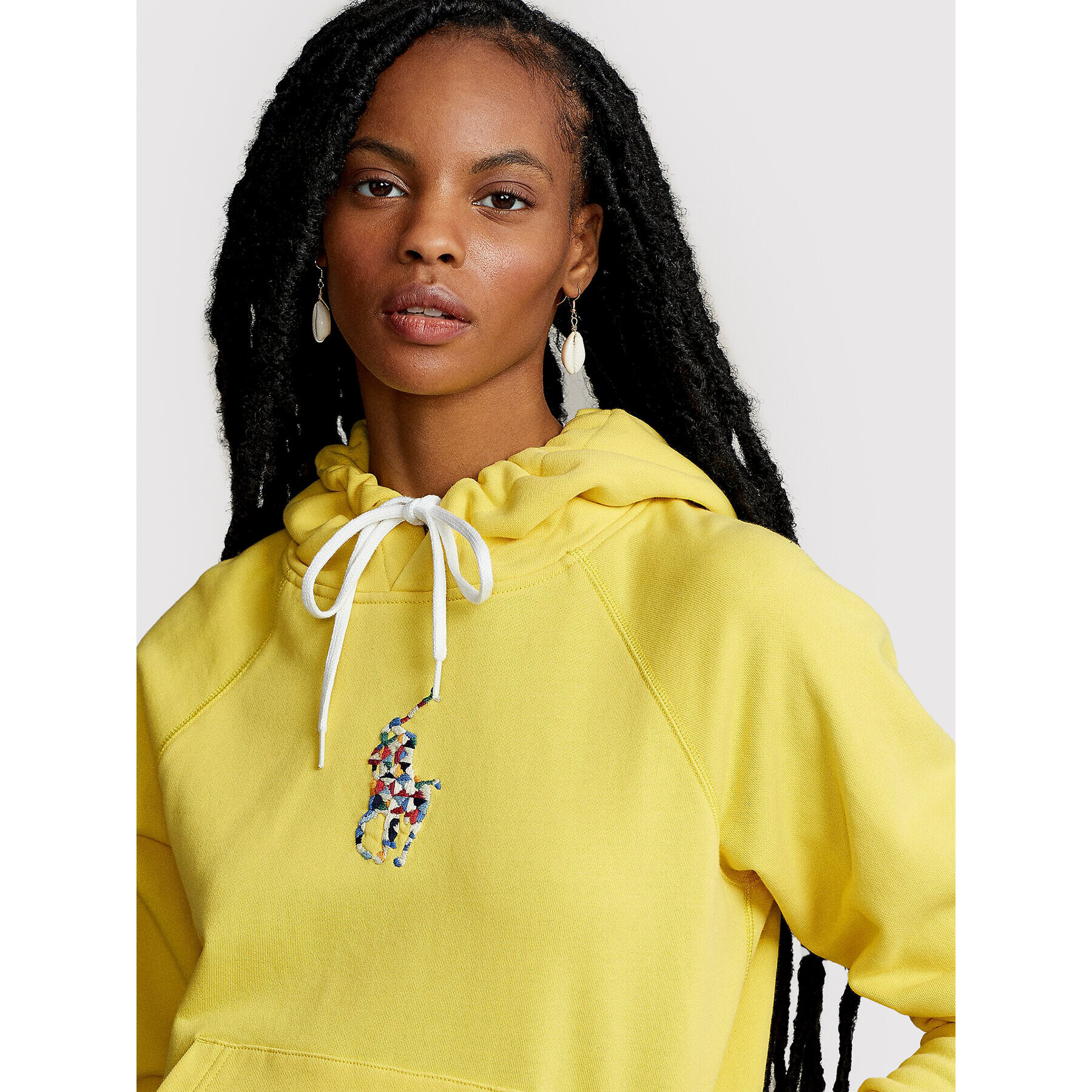 Polo Ralph Lauren Суитшърт 211863302001 Жълт Regular Fit - Pepit.bg