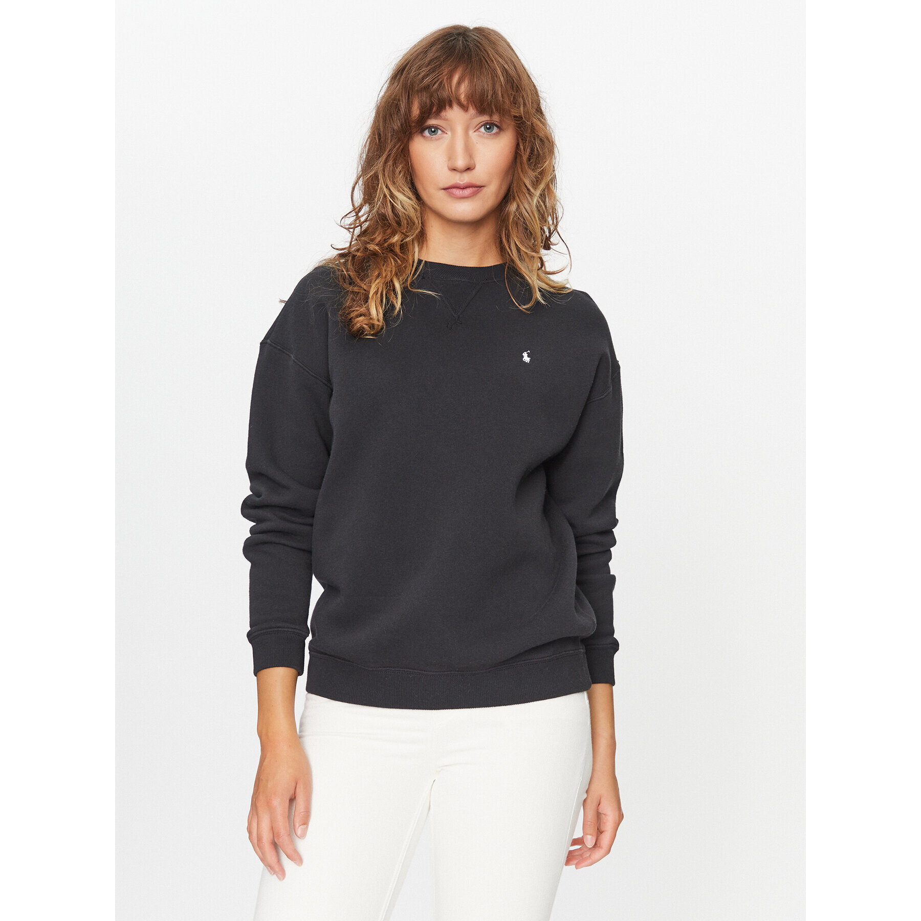 Polo Ralph Lauren Суитшърт 211891557003 Черен Regular Fit - Pepit.bg
