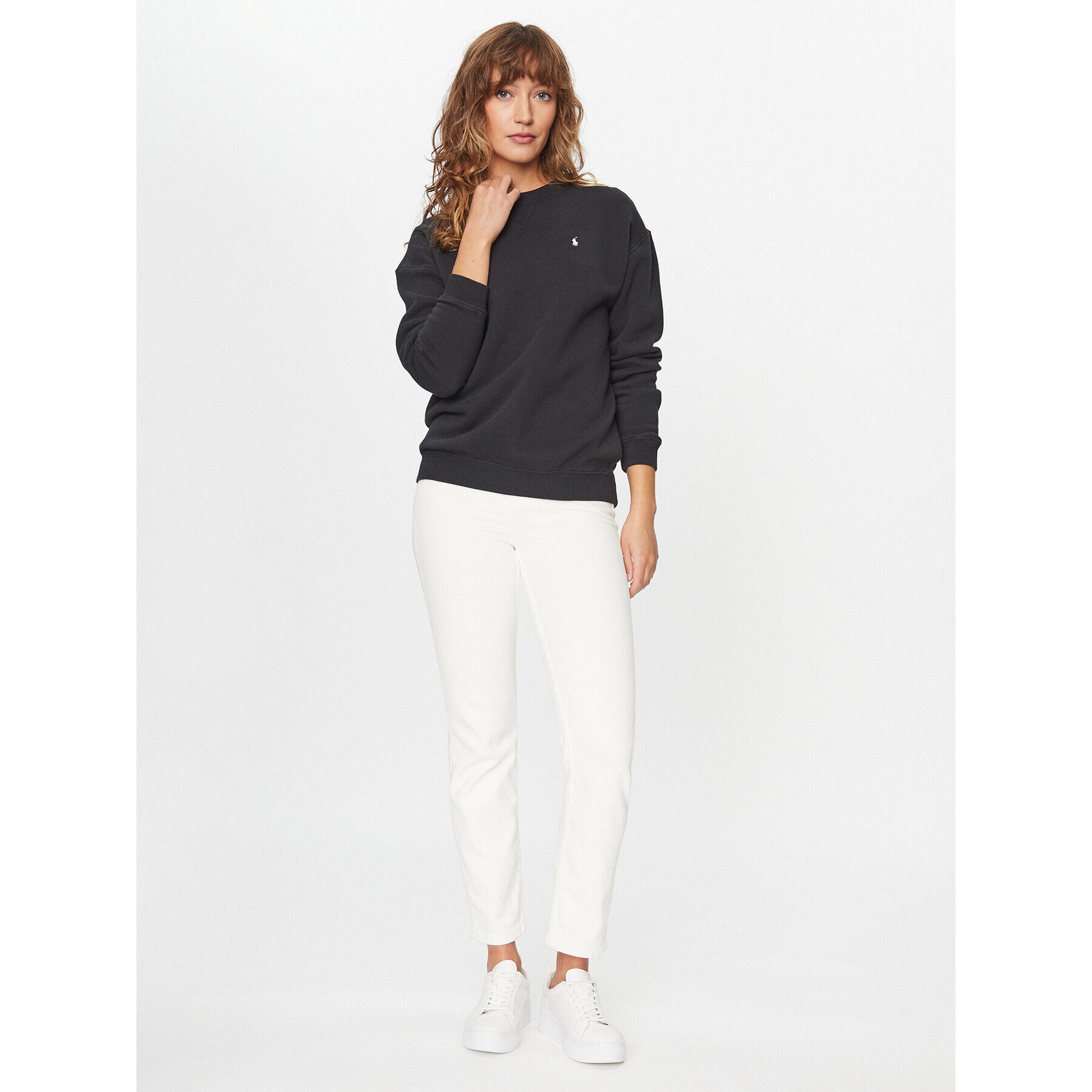 Polo Ralph Lauren Суитшърт 211891557003 Черен Regular Fit - Pepit.bg