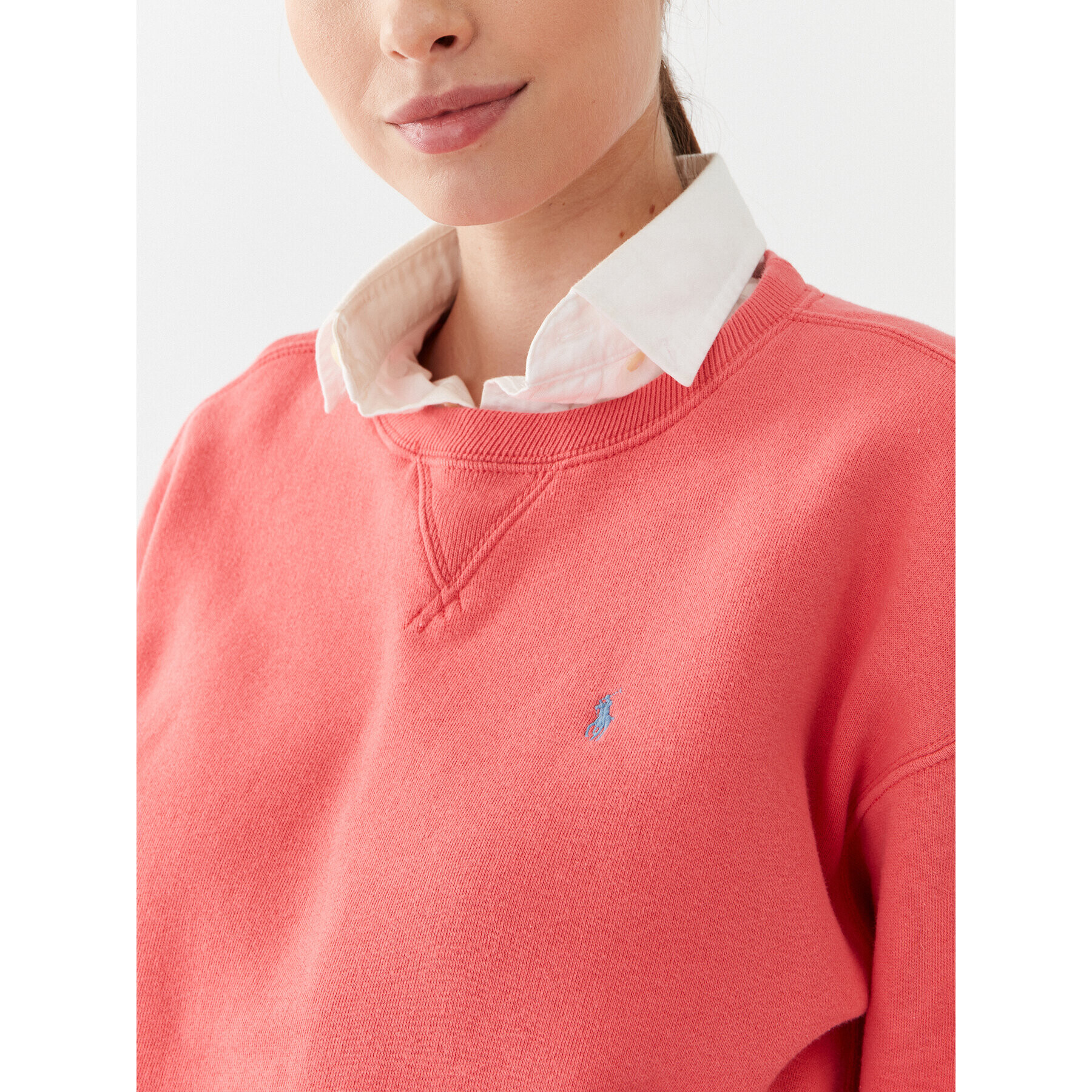 Polo Ralph Lauren Суитшърт 211891557008 Червен Regular Fit - Pepit.bg