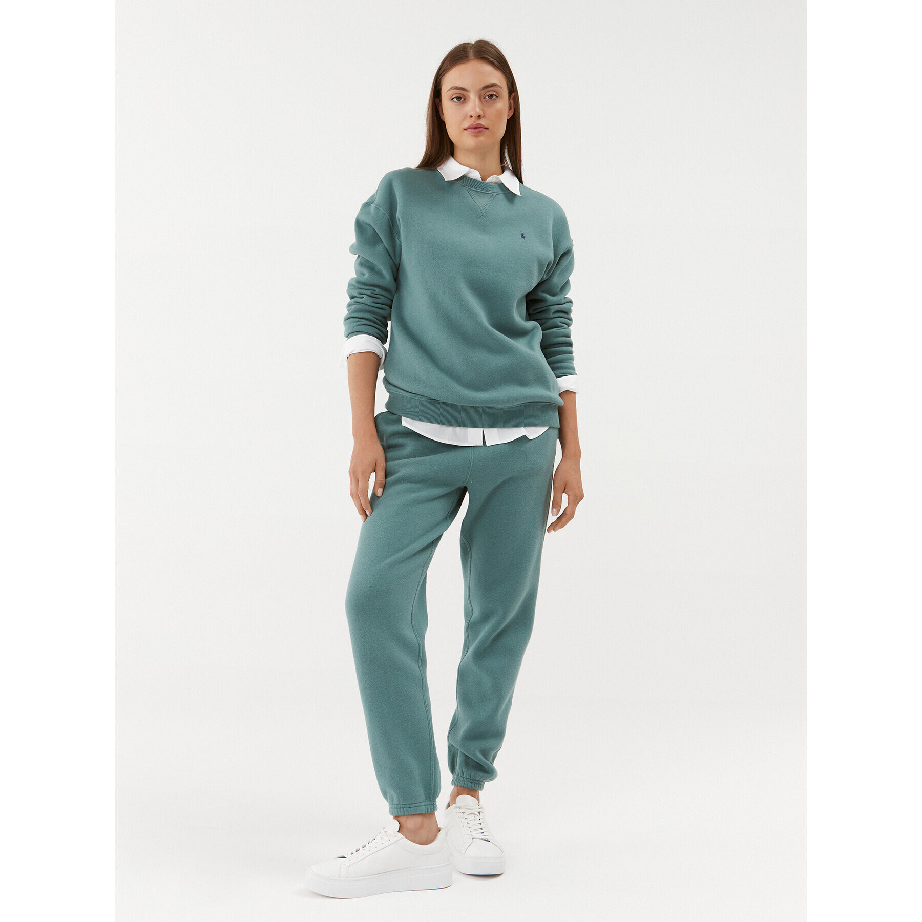 Polo Ralph Lauren Суитшърт 211891557012 Зелен Regular Fit - Pepit.bg