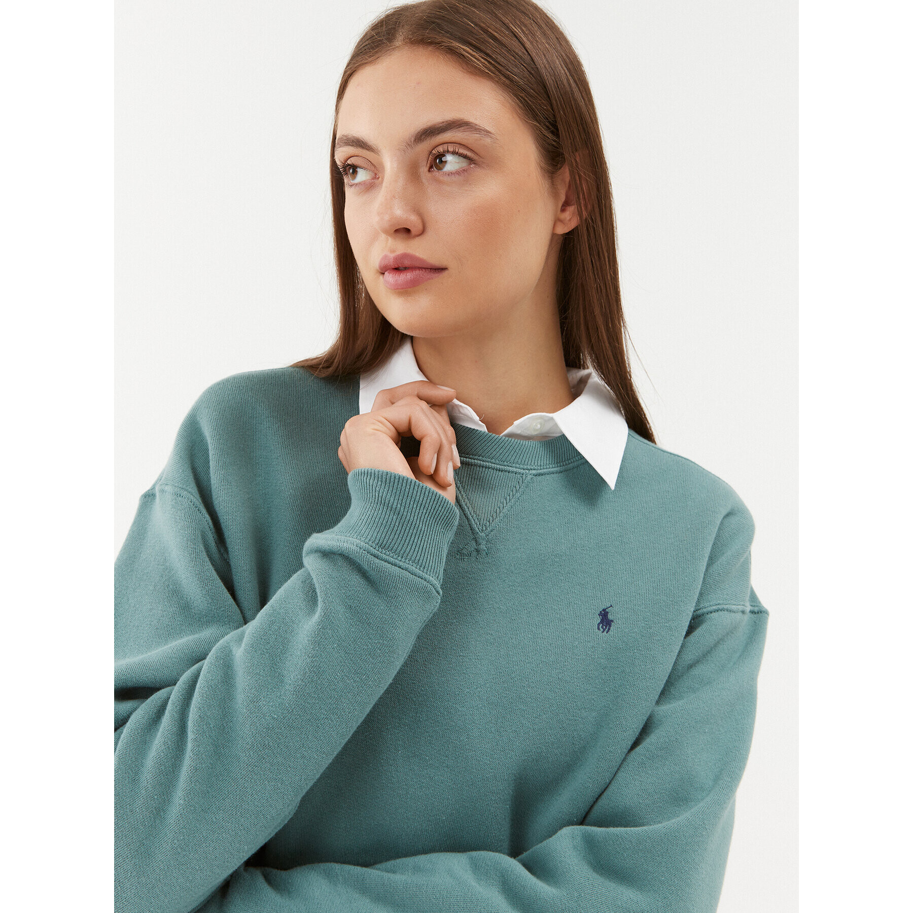 Polo Ralph Lauren Суитшърт 211891557012 Зелен Regular Fit - Pepit.bg