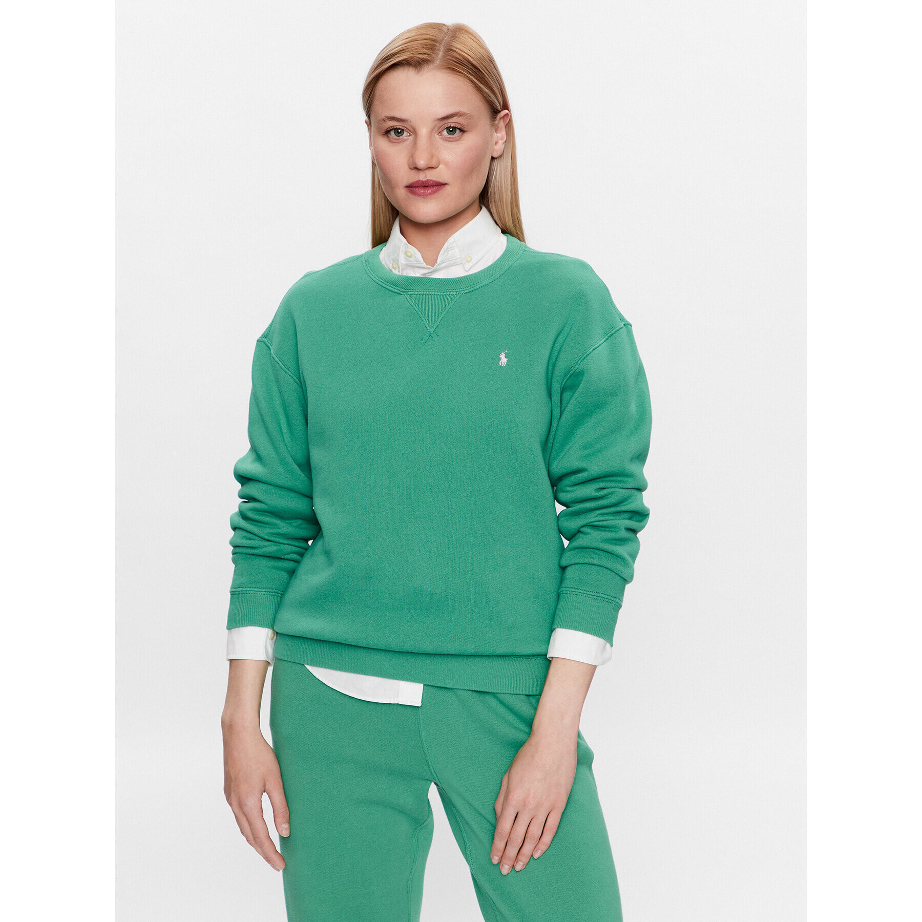 Polo Ralph Lauren Суитшърт 211891557015 Зелен Regular Fit - Pepit.bg