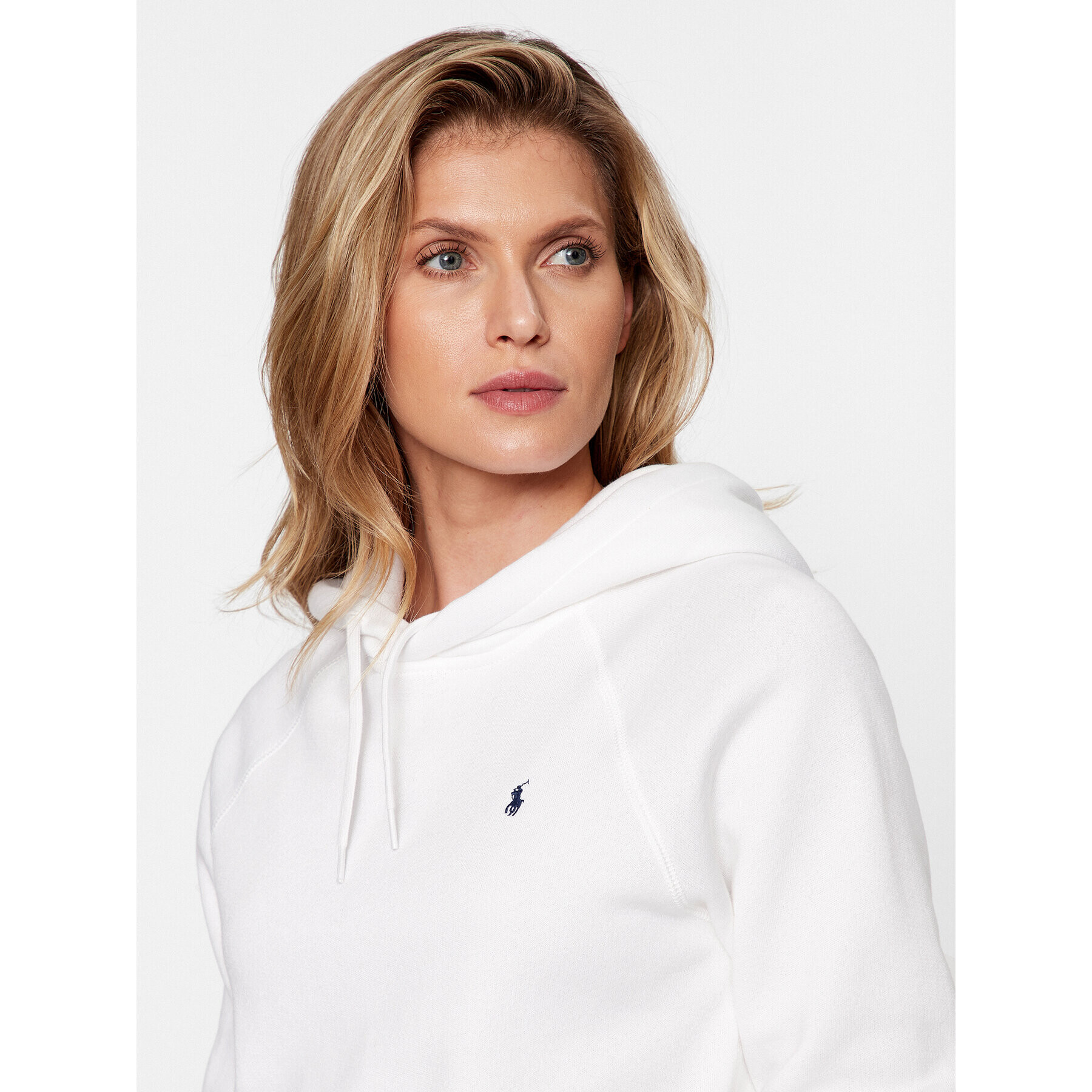 Polo Ralph Lauren Суитшърт 211891558001 Бял Regular Fit - Pepit.bg