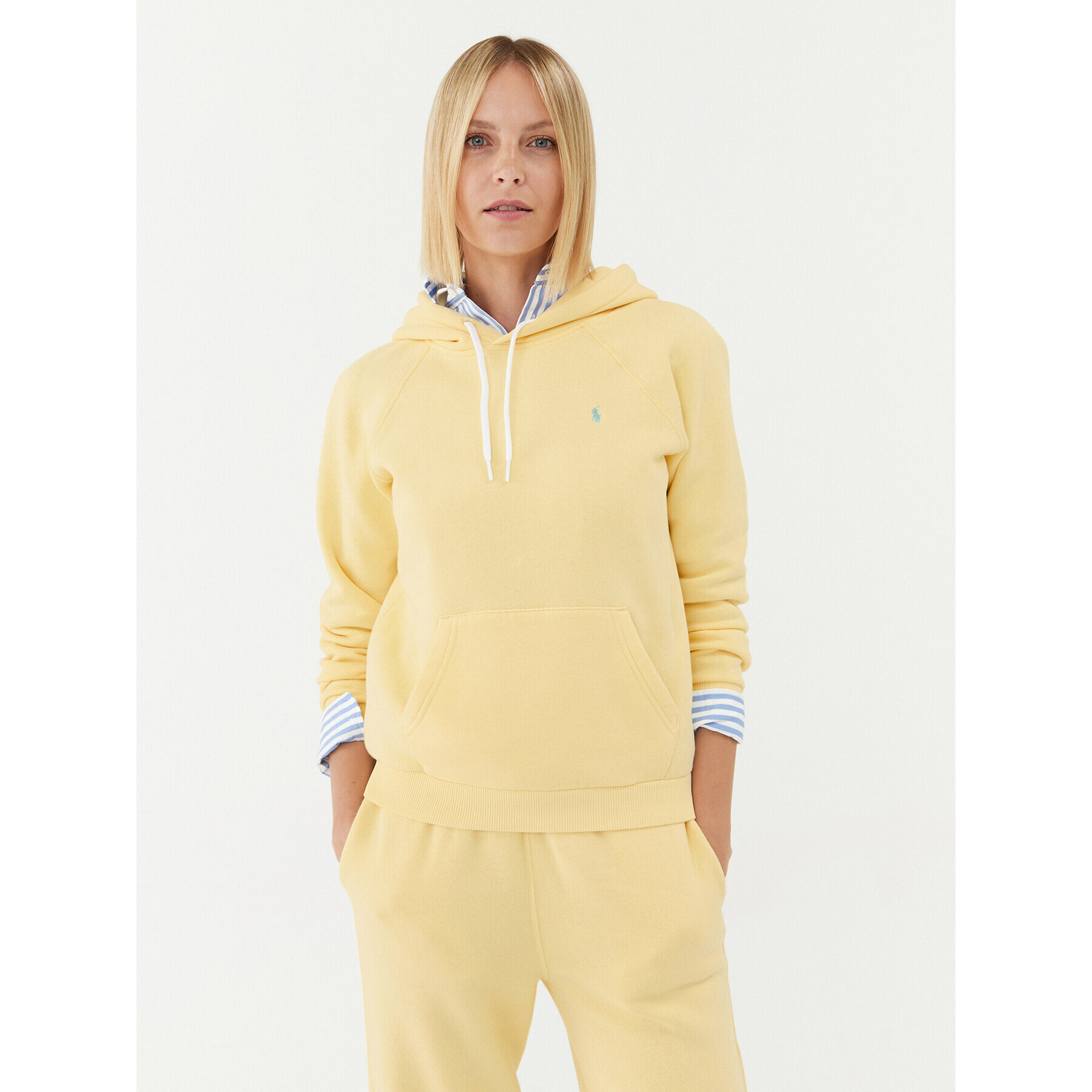 Polo Ralph Lauren Суитшърт 211891558013 Жълт Regular Fit - Pepit.bg