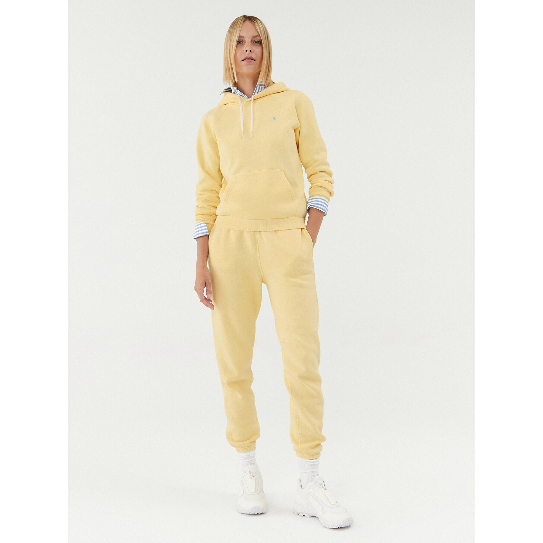 Polo Ralph Lauren Суитшърт 211891558013 Жълт Regular Fit - Pepit.bg