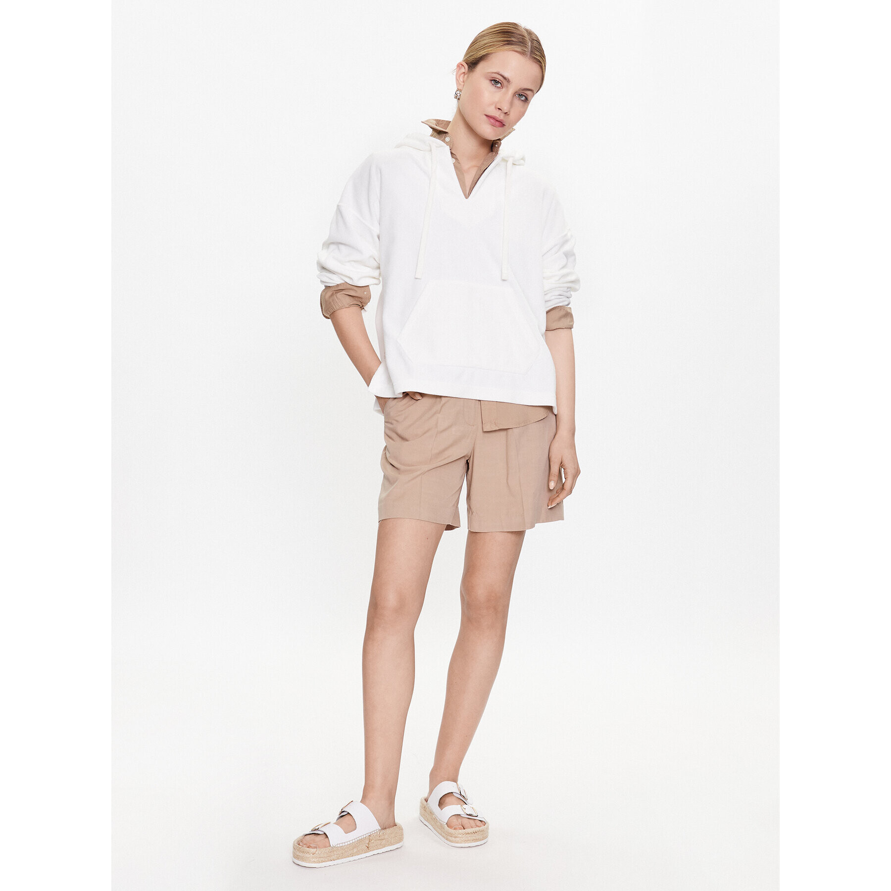Polo Ralph Lauren Суитшърт 211905932002 Бял Regular Fit - Pepit.bg