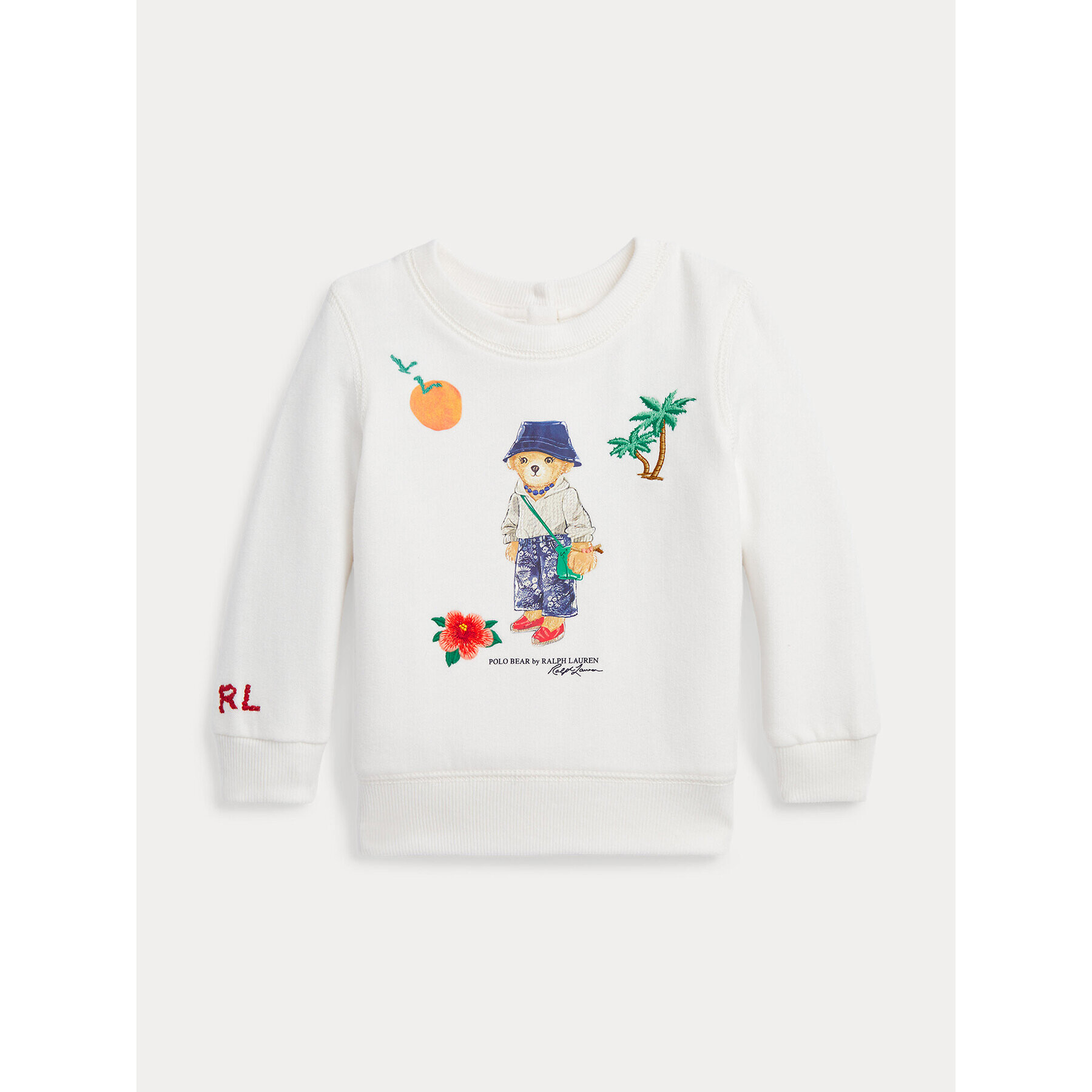 Polo Ralph Lauren Суитшърт 310909703001 Бял Regular Fit - Pepit.bg