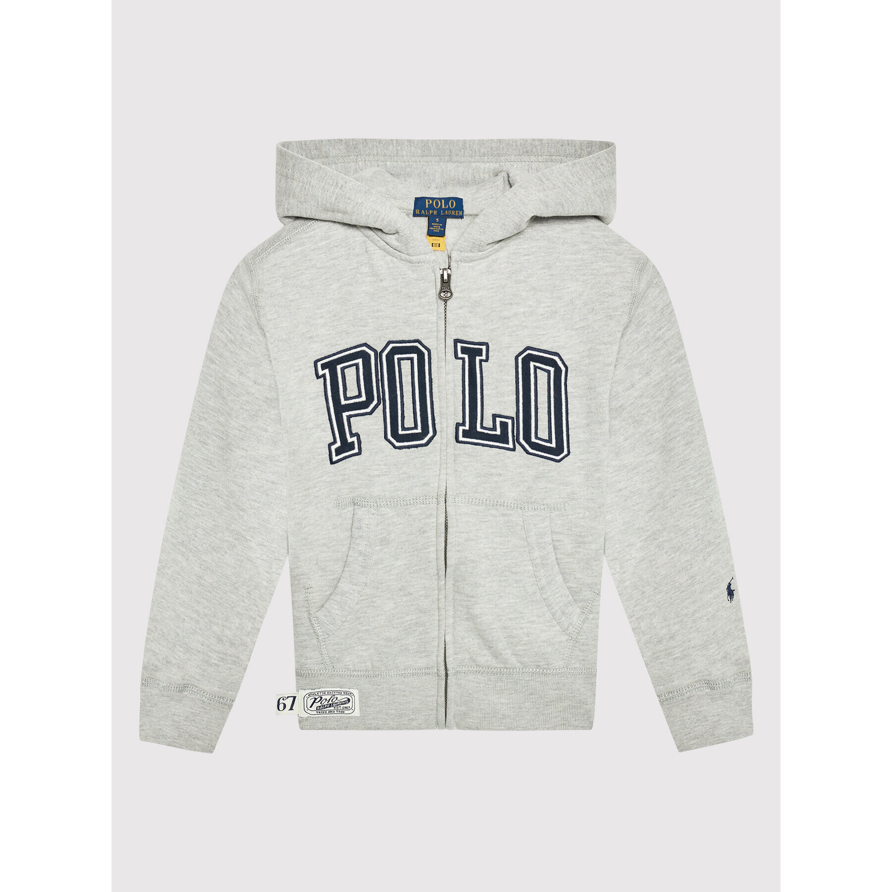 Polo Ralph Lauren Суитшърт 322851028001 Сив Regular Fit - Pepit.bg