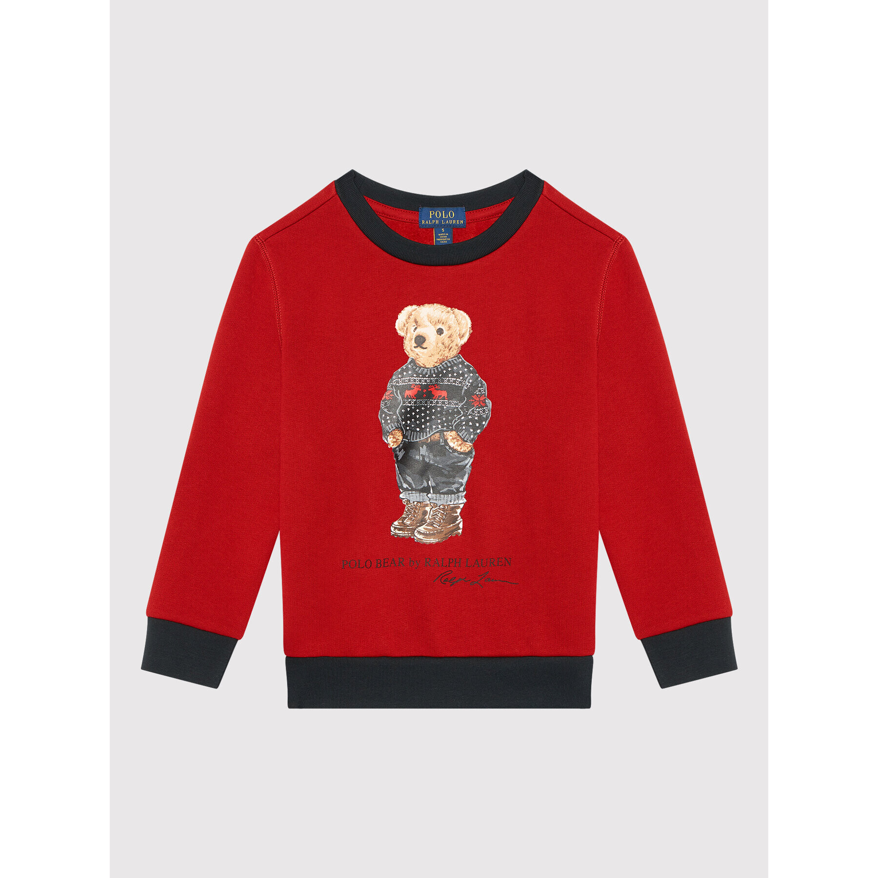 Polo Ralph Lauren Суитшърт 322853820001 Червен Regular Fit - Pepit.bg