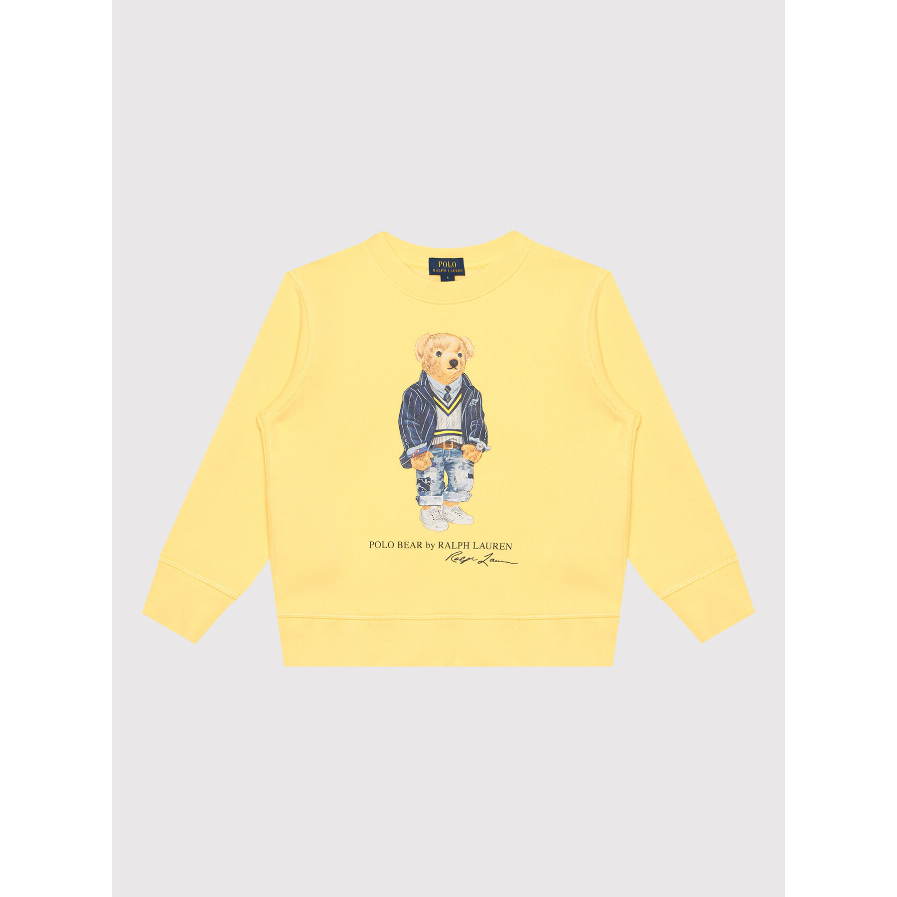 Polo Ralph Lauren Суитшърт 323865657002 Жълт Regular Fit - Pepit.bg