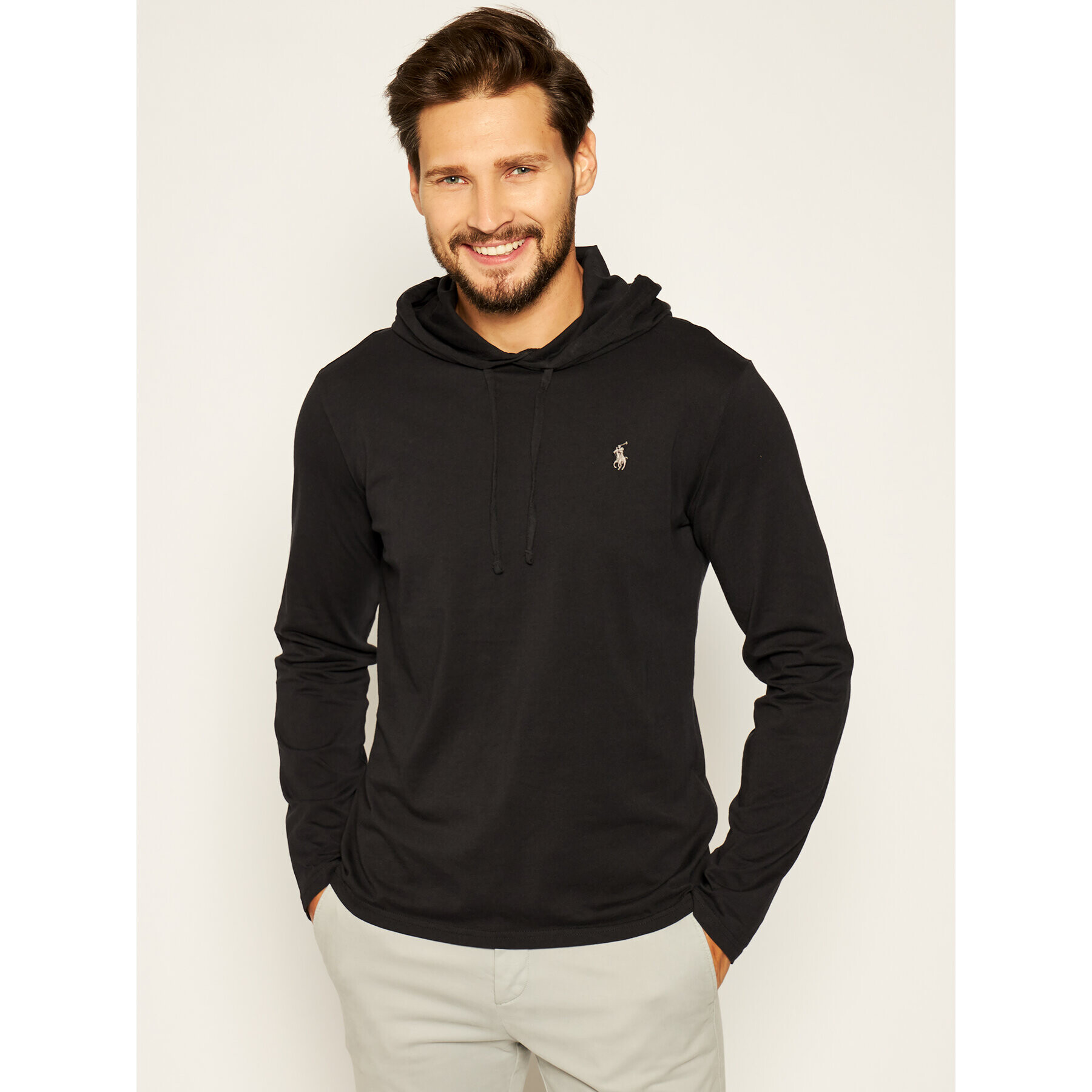 Polo Ralph Lauren Суитшърт 710652669014 Черен Regular Fit - Pepit.bg