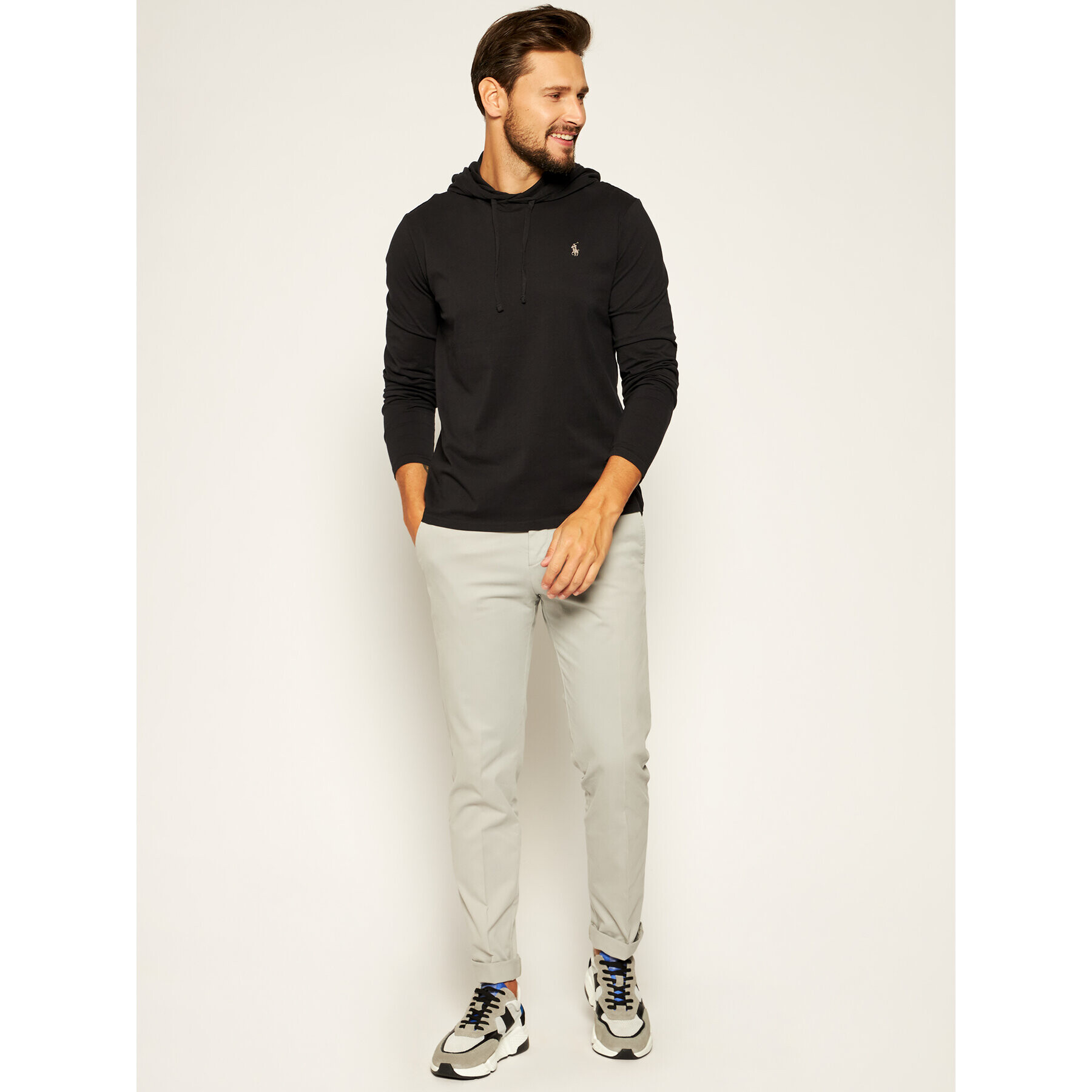 Polo Ralph Lauren Суитшърт 710652669014 Черен Regular Fit - Pepit.bg