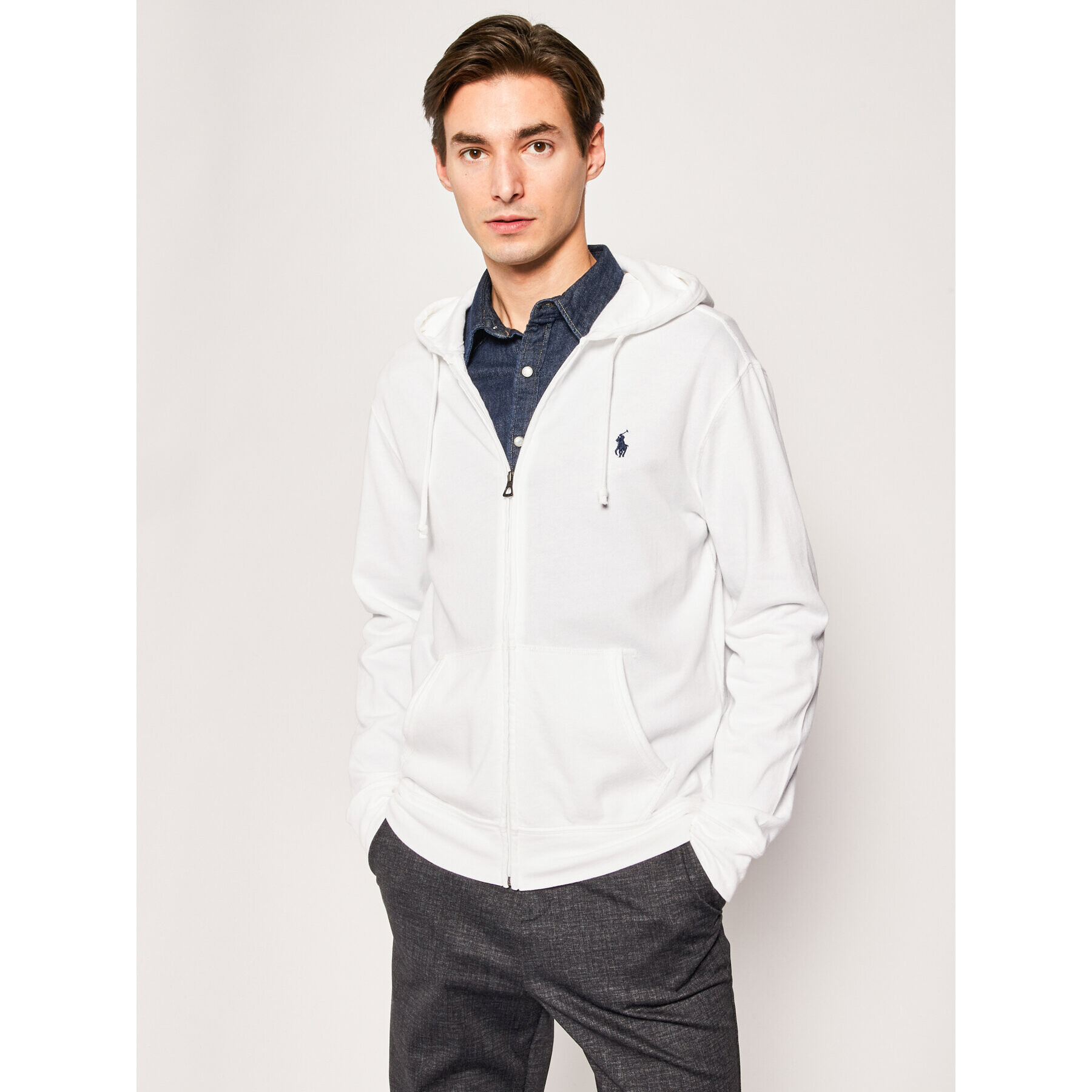 Polo Ralph Lauren Суитшърт 710706348 Бял Regular Fit - Pepit.bg