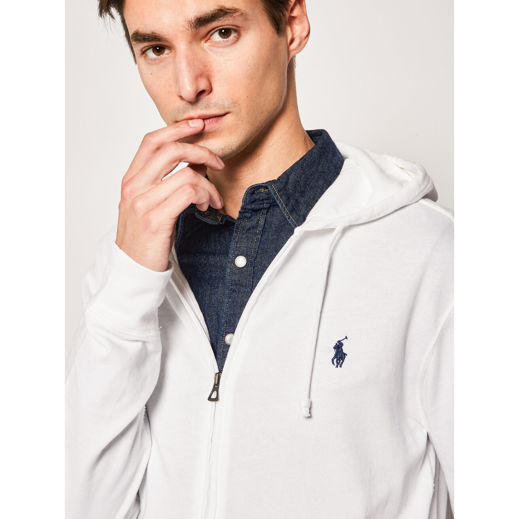 Polo Ralph Lauren Суитшърт 710706348 Бял Regular Fit - Pepit.bg