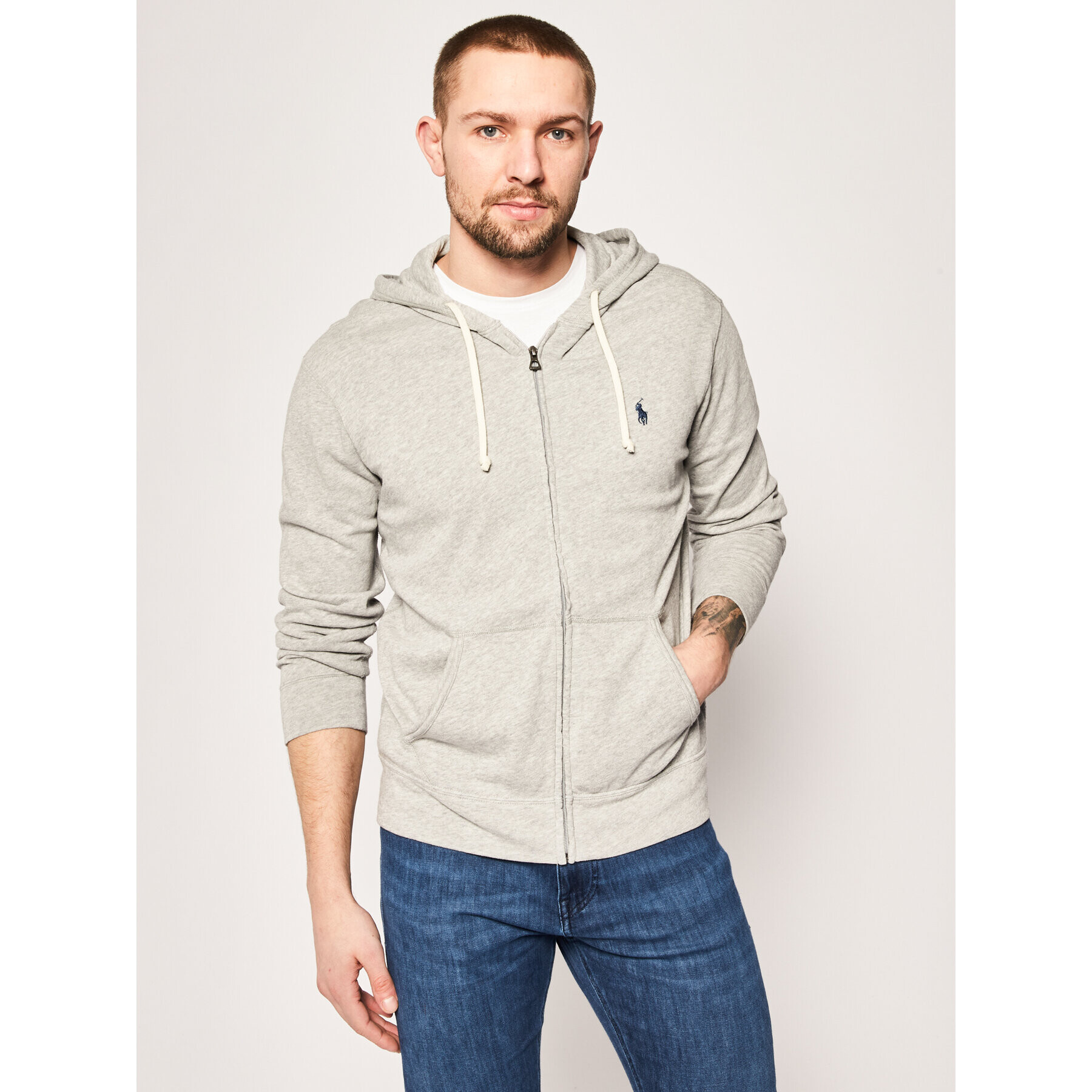 Polo Ralph Lauren Суитшърт 710706348 Сив Regular Fit - Pepit.bg