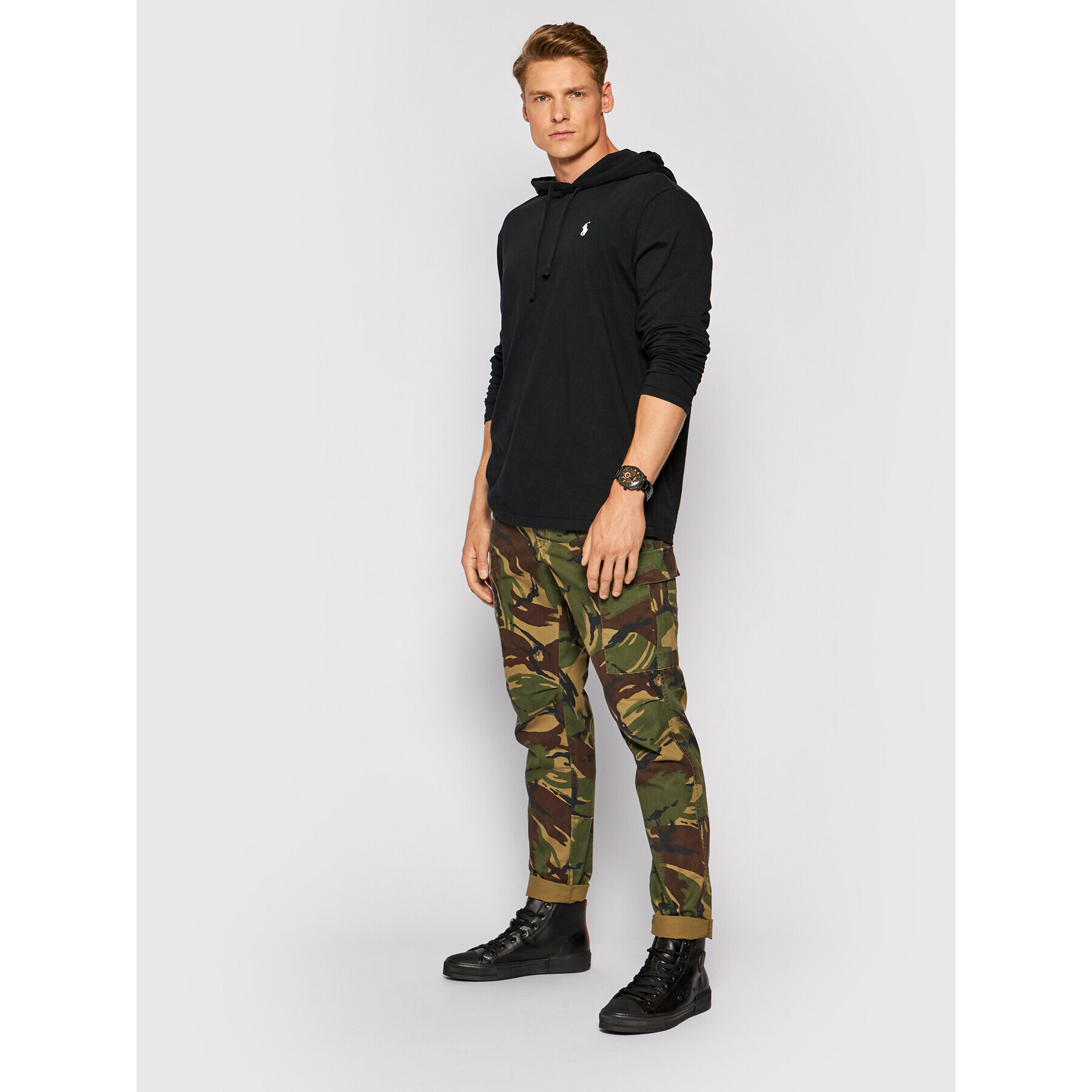 Polo Ralph Lauren Суитшърт 710839052004 Черен Regular Fit - Pepit.bg