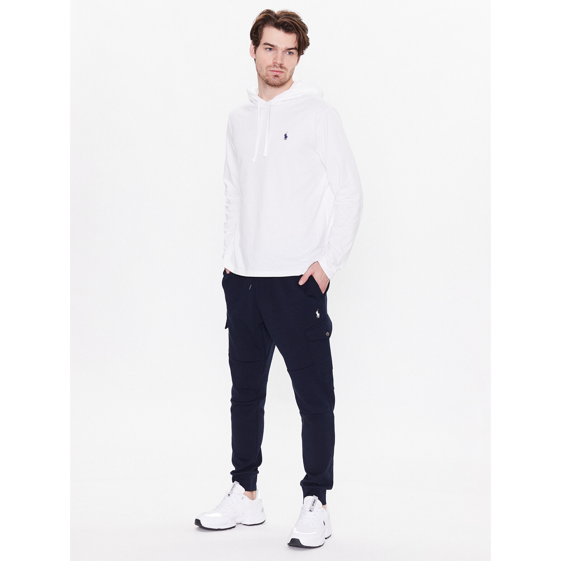 Polo Ralph Lauren Суитшърт 710847203015 Бял Regular Fit - Pepit.bg