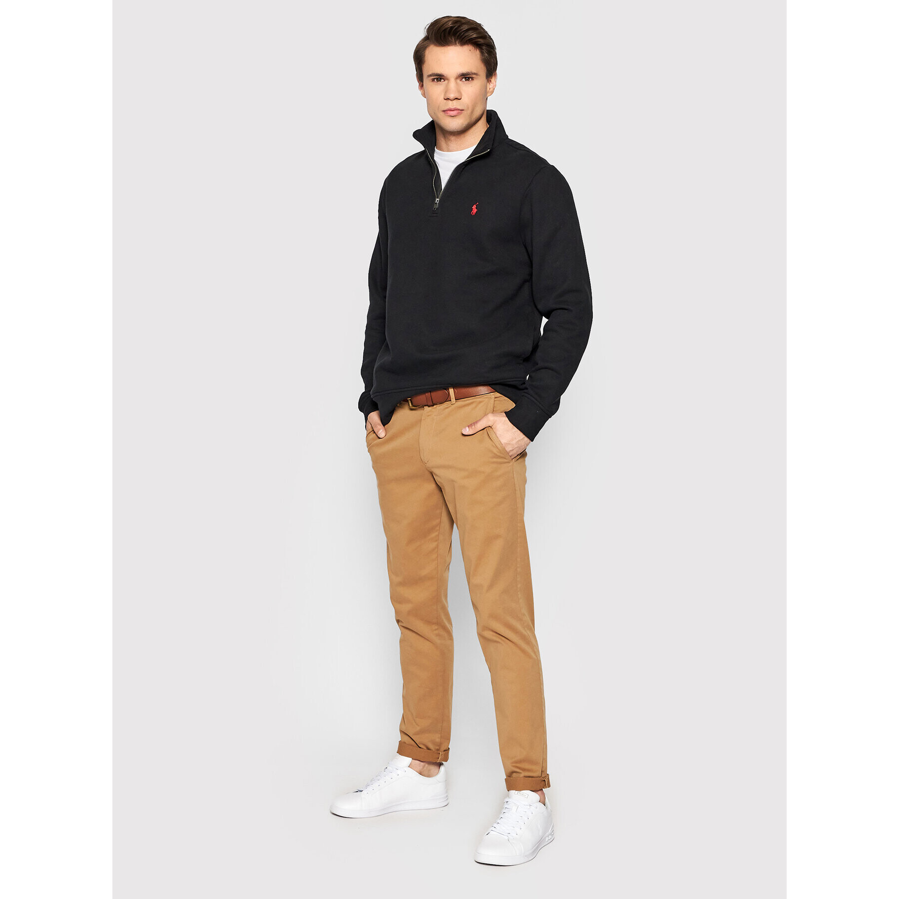 Polo Ralph Lauren Суитшърт 710849720001 Черен Regular Fit - Pepit.bg