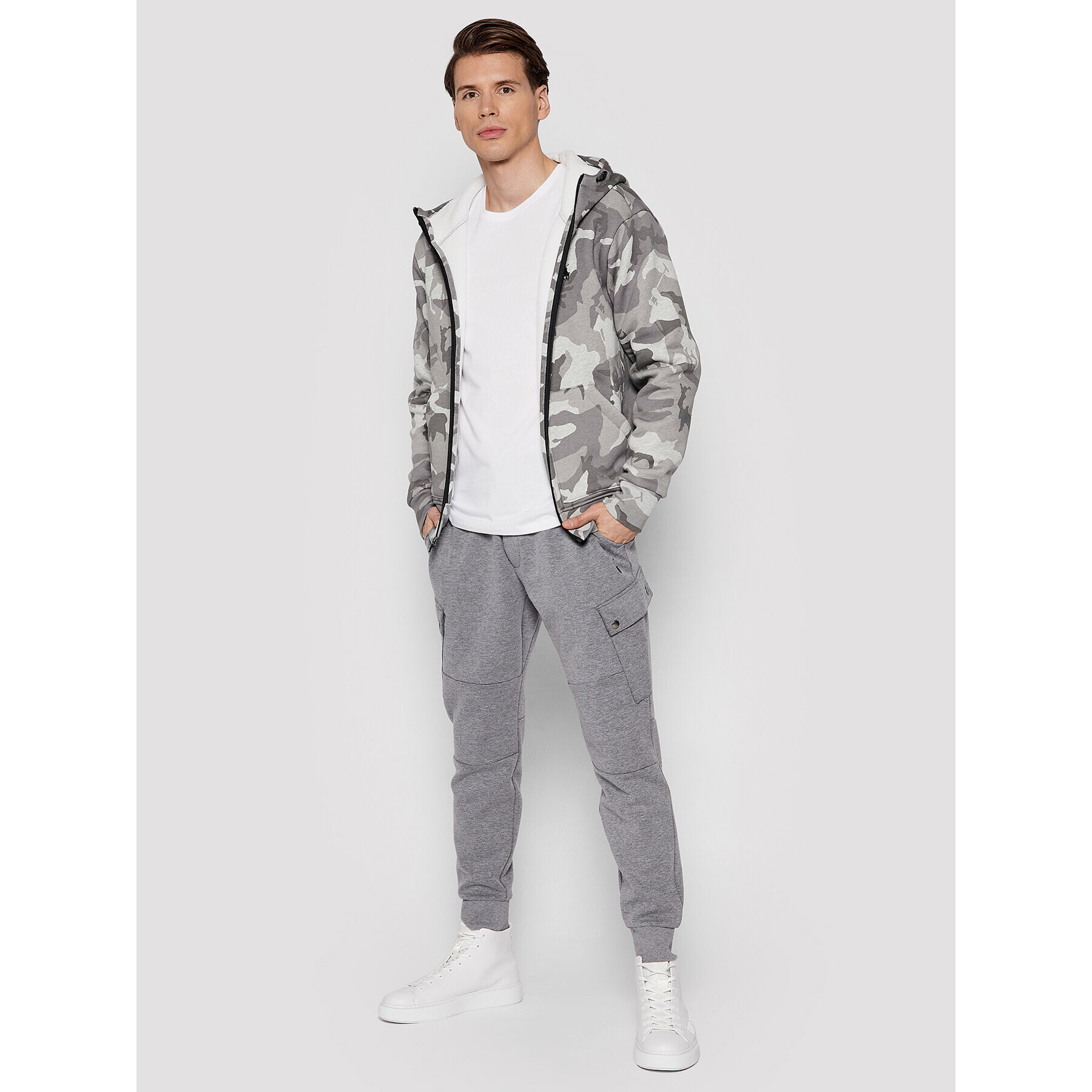 Polo Ralph Lauren Суитшърт 710852509003 Сив Regular Fit - Pepit.bg