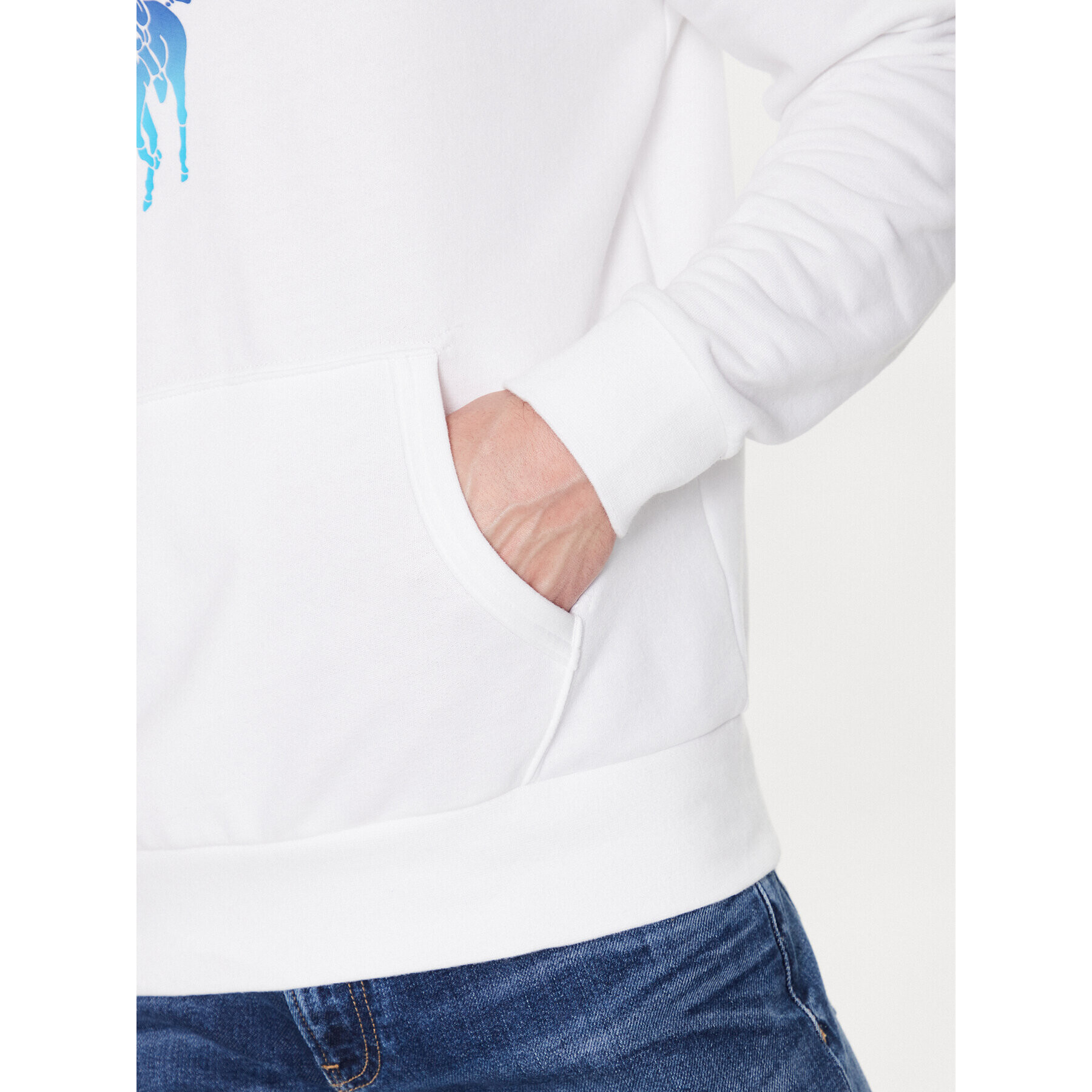 Polo Ralph Lauren Суитшърт 710890948002 Бял Regular Fit - Pepit.bg