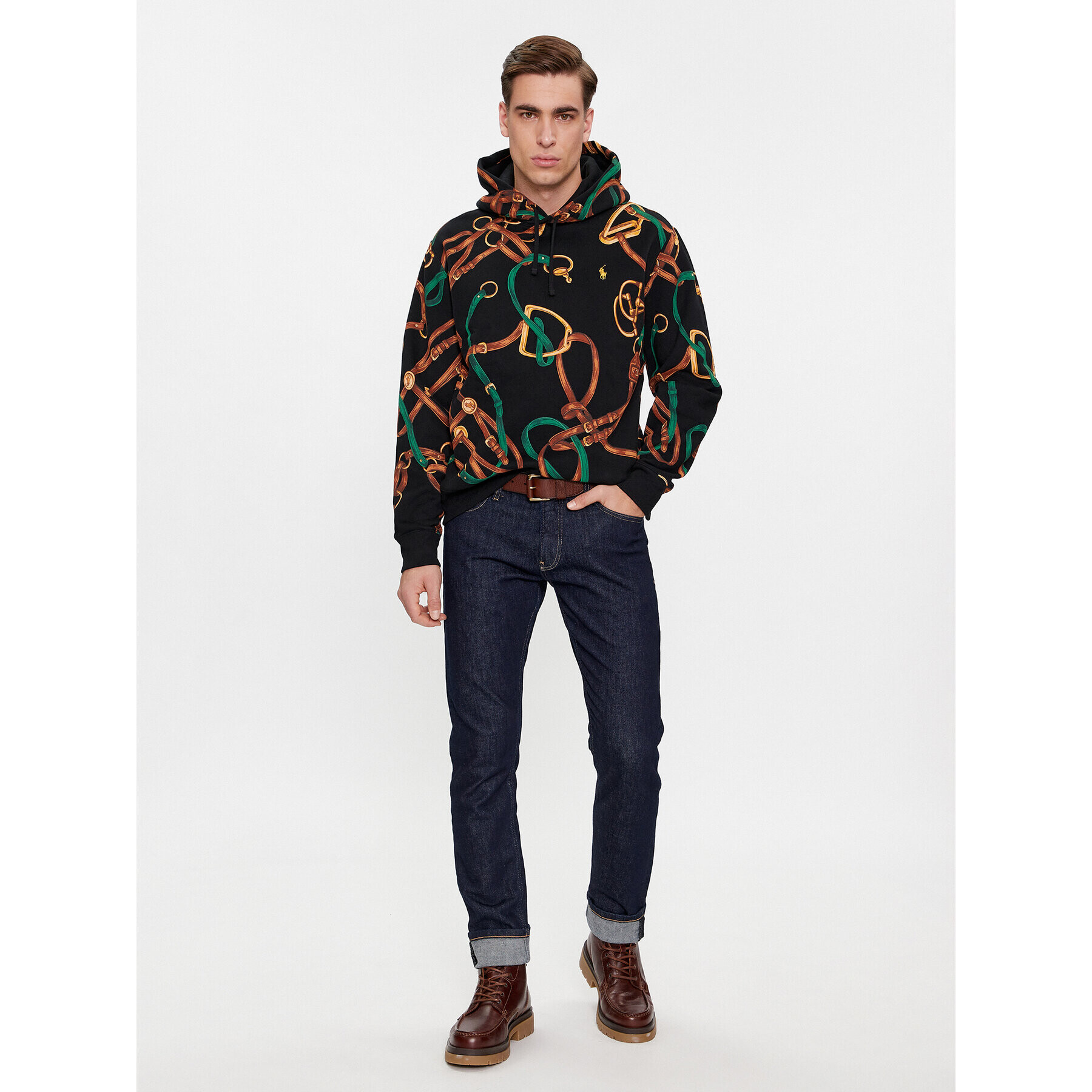 Polo Ralph Lauren Суитшърт 710920202001 Черен Regular Fit - Pepit.bg
