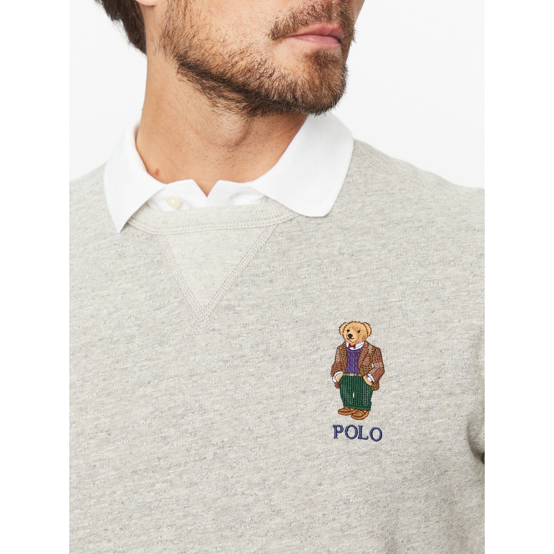 Polo Ralph Lauren Суитшърт 710920438001 Сив Regular Fit - Pepit.bg