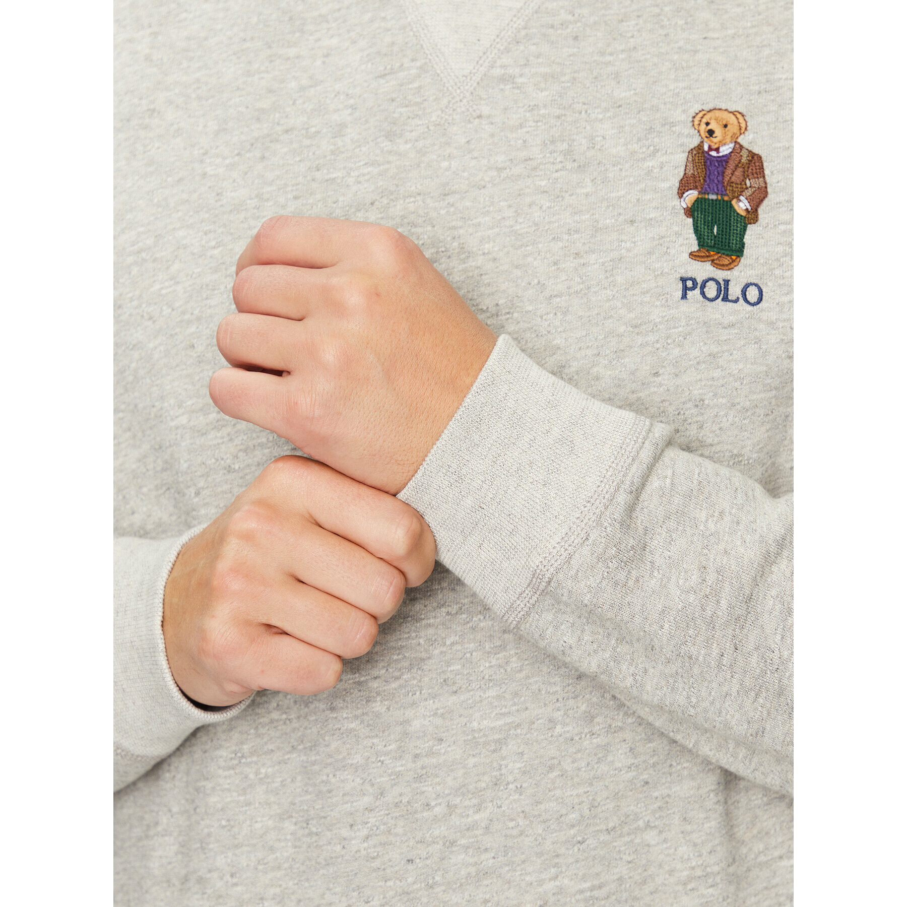 Polo Ralph Lauren Суитшърт 710920438001 Сив Regular Fit - Pepit.bg