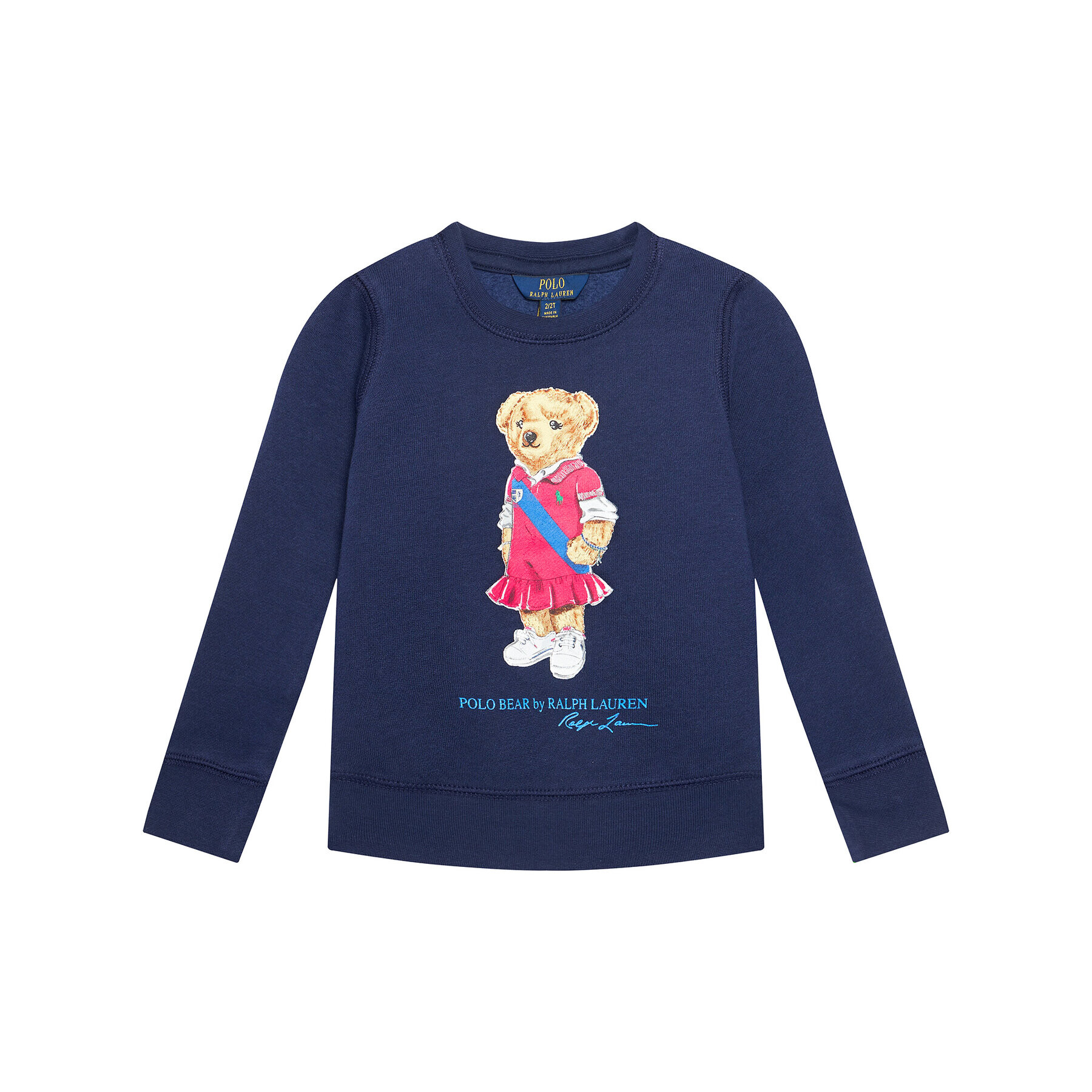 Polo Ralph Lauren Суитшърт Bear Fleece 313837228001 Тъмносин Regular Fit - Pepit.bg