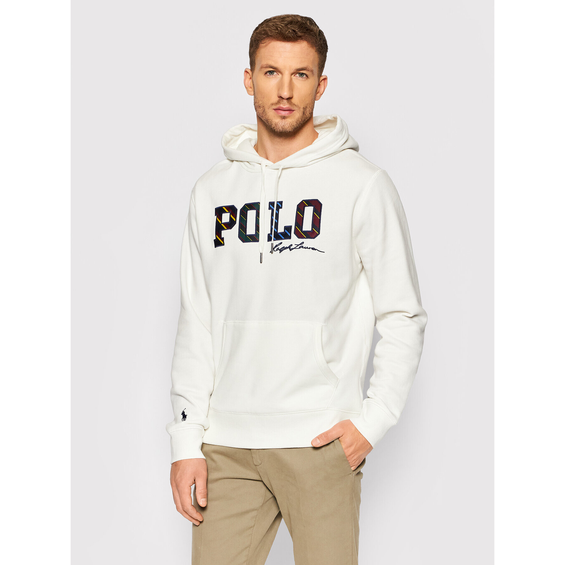 Polo Ralph Lauren Суитшърт Boston 710853266003 Бял Regular Fit - Pepit.bg