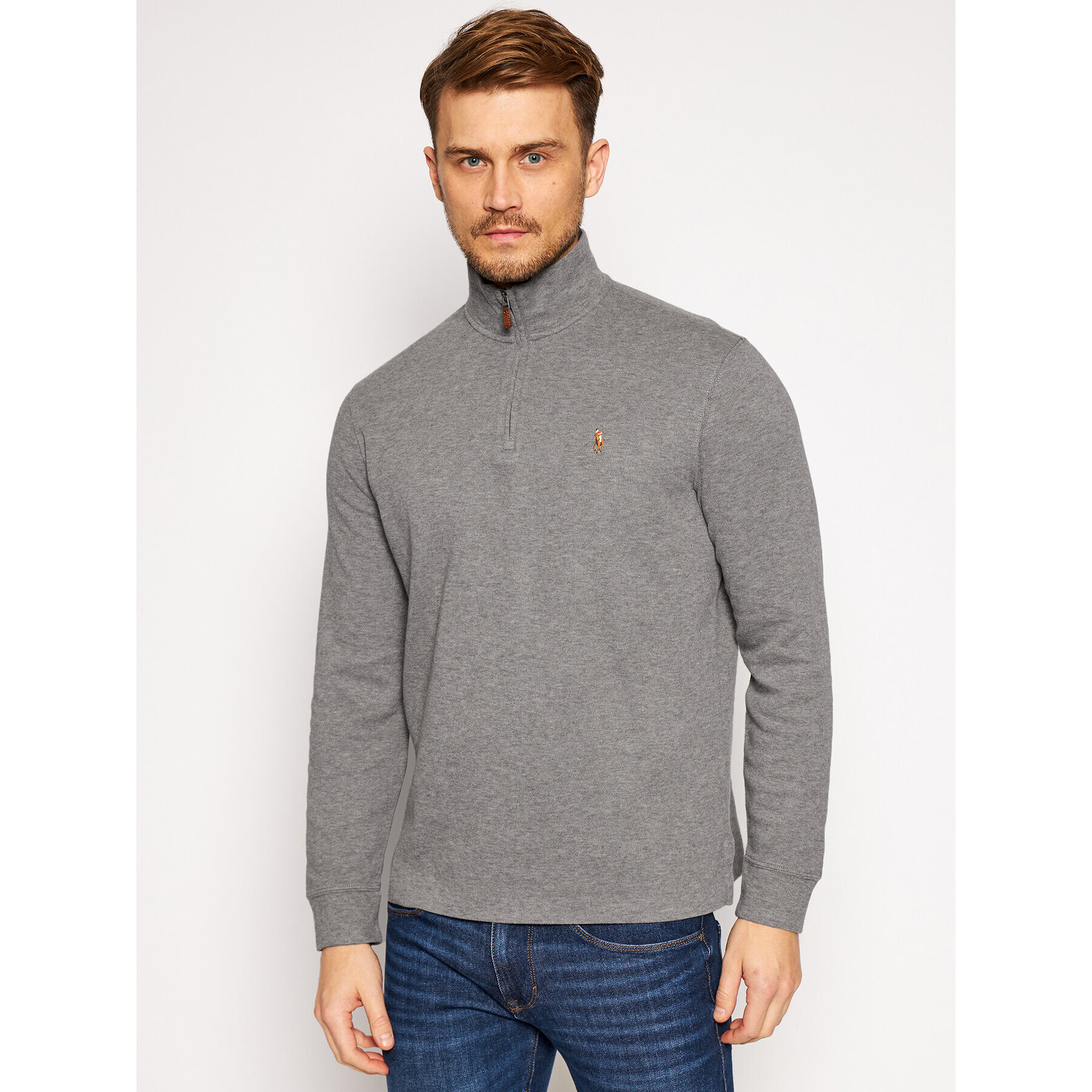 Polo Ralph Lauren Суитшърт Classics 710671929040 Сив Regular Fit - Pepit.bg