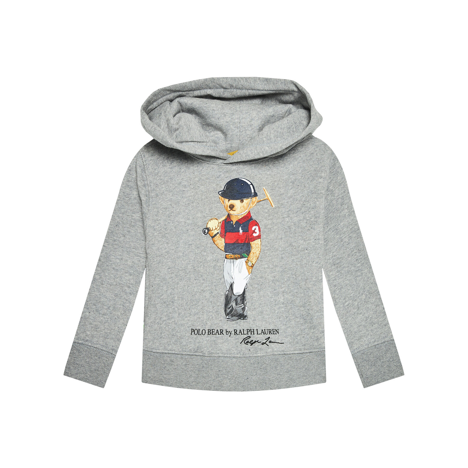 Polo Ralph Lauren Суитшърт Ls Po Hood 321838227002 Сив Regular Fit - Pepit.bg