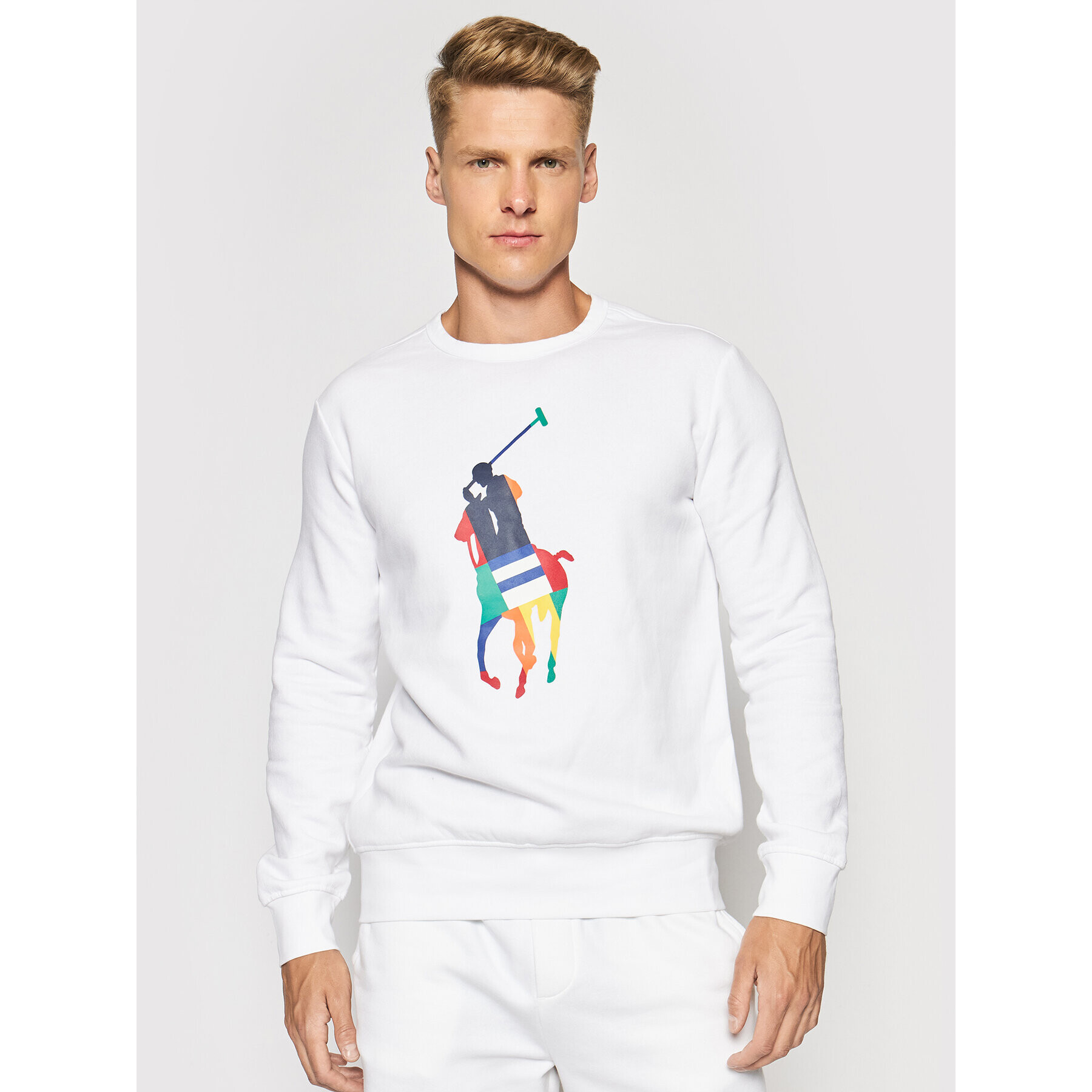 Polo Ralph Lauren Суитшърт M Classics 2 710845188001 Бял Regular Fit - Pepit.bg