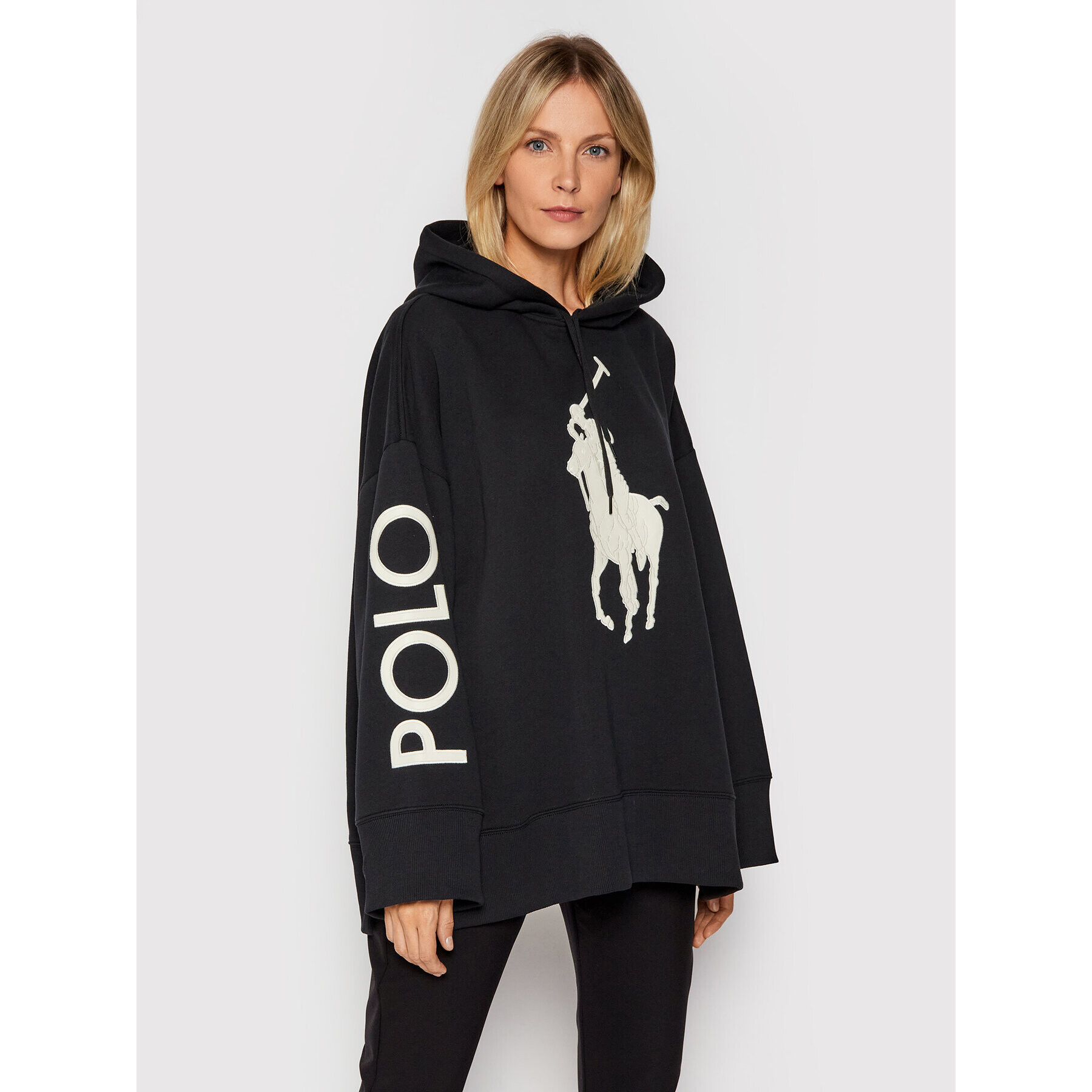 Polo Ralph Lauren Суитшърт SWS 211846867001 Черен Oversize - Pepit.bg