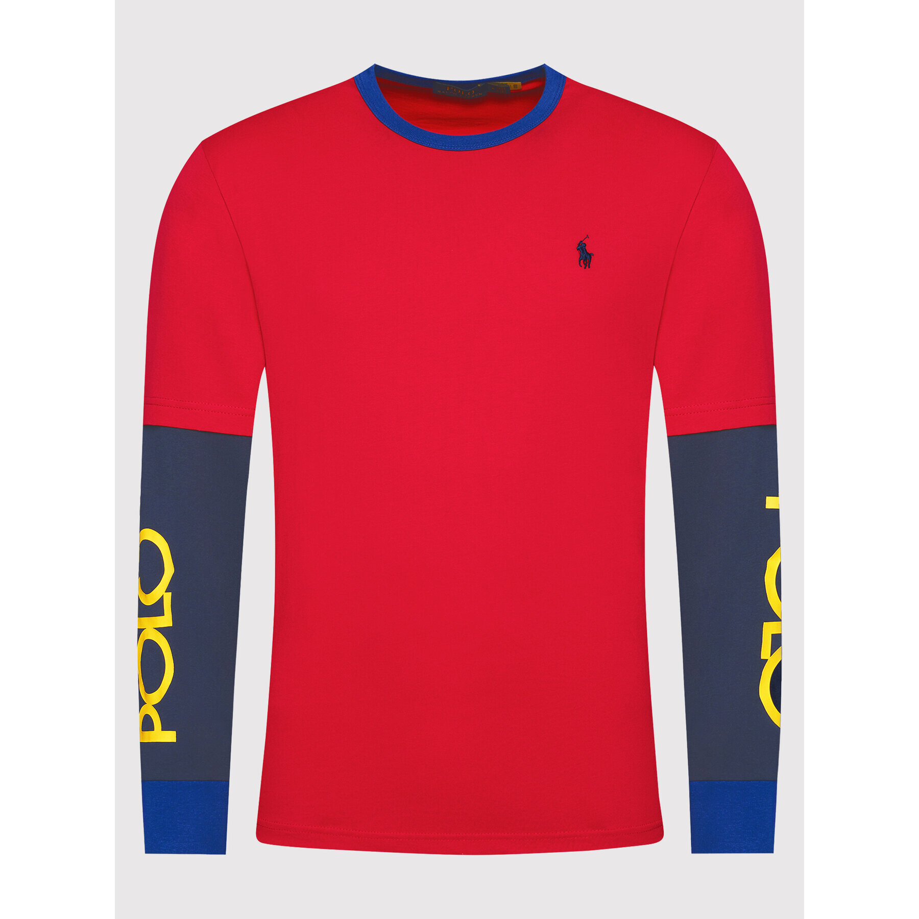 Polo Ralph Lauren Тениска с дълъг ръкав 710842889001 Червен Classic Fit - Pepit.bg