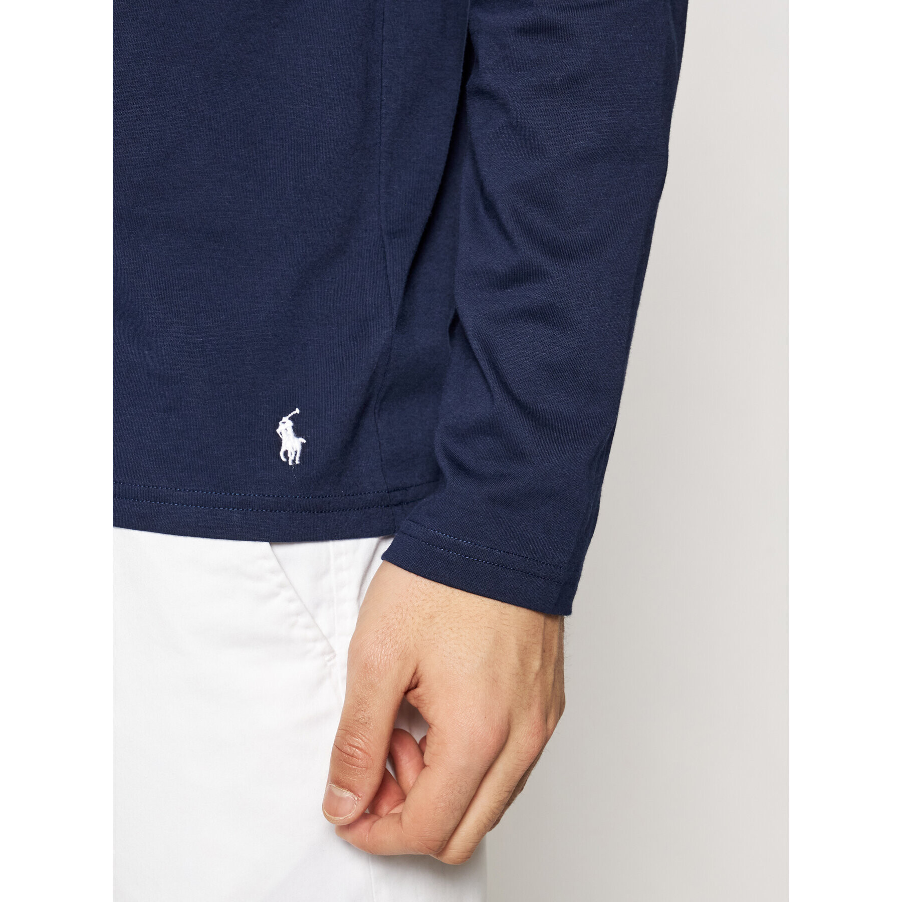 Polo Ralph Lauren Тениска с дълъг ръкав 714706765 Тъмносин Regular Fit - Pepit.bg