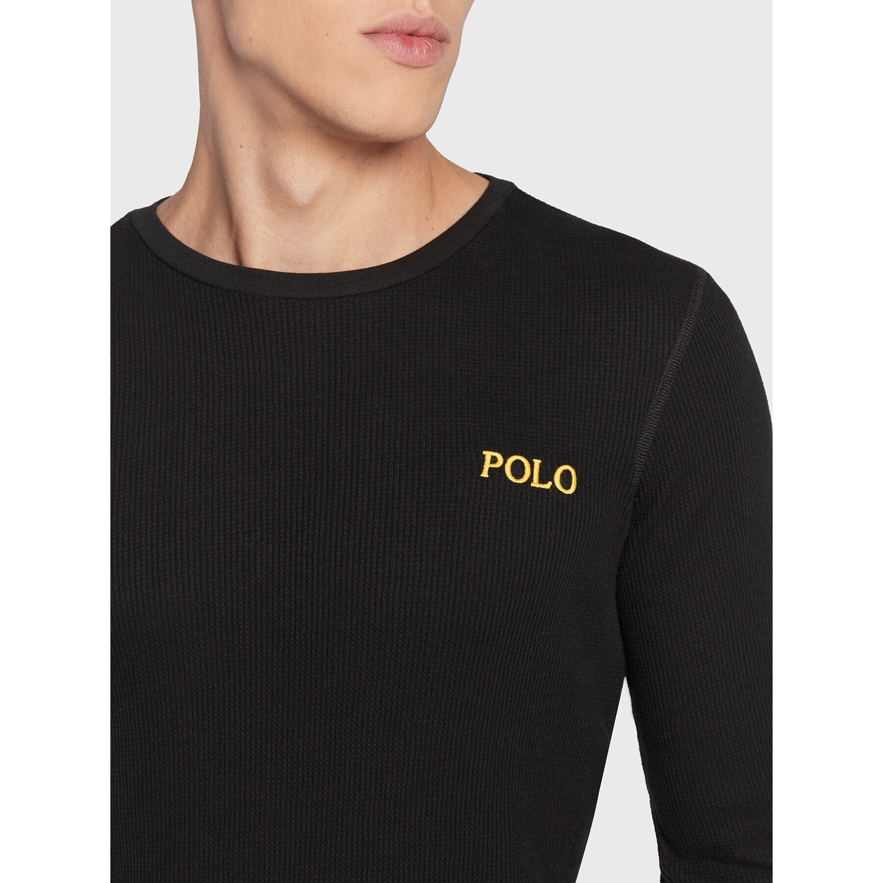 Polo Ralph Lauren Тениска с дълъг ръкав 714830284007 Черен Slim Fit - Pepit.bg