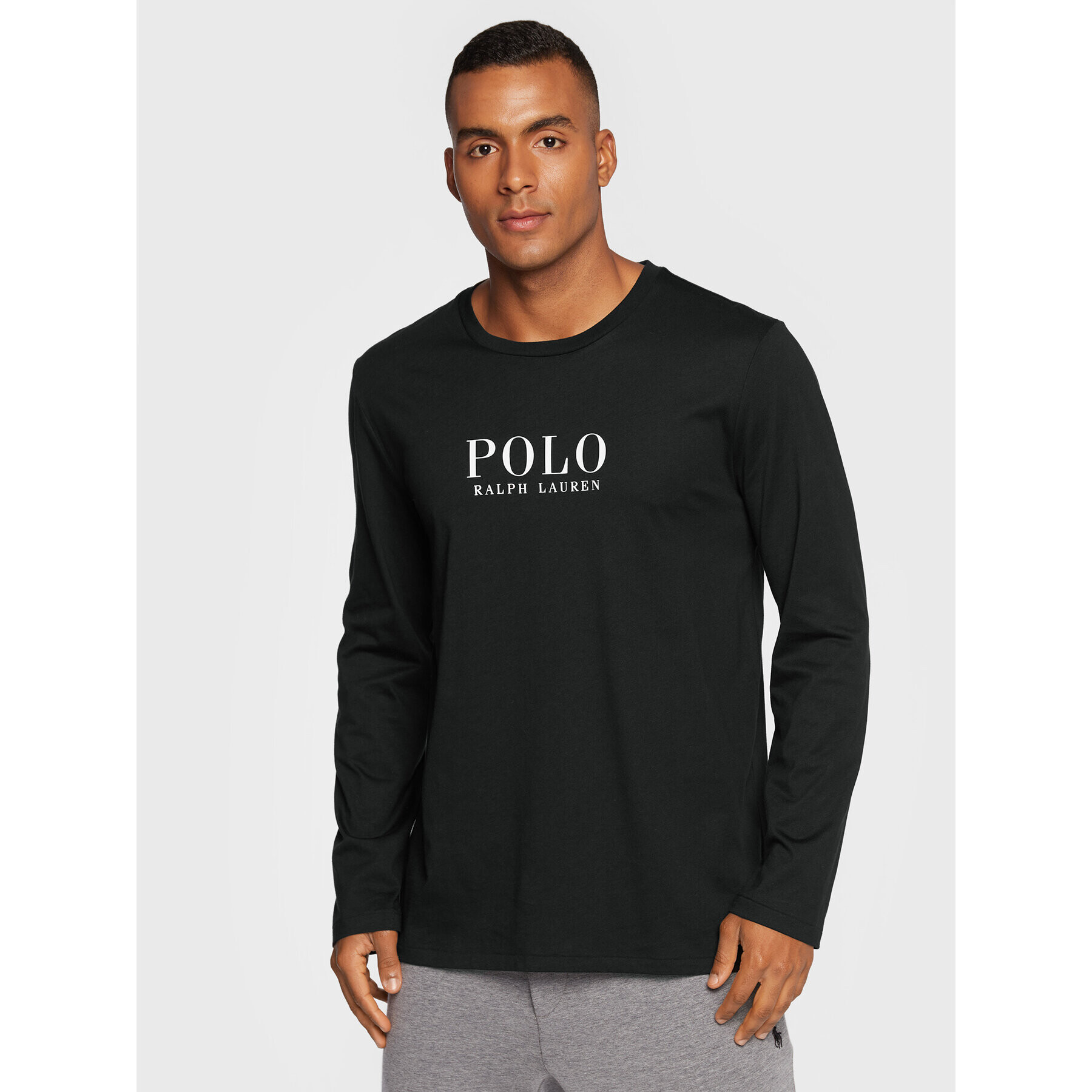 Polo Ralph Lauren Тениска с дълъг ръкав 714862600004 Черен Regular Fit - Pepit.bg