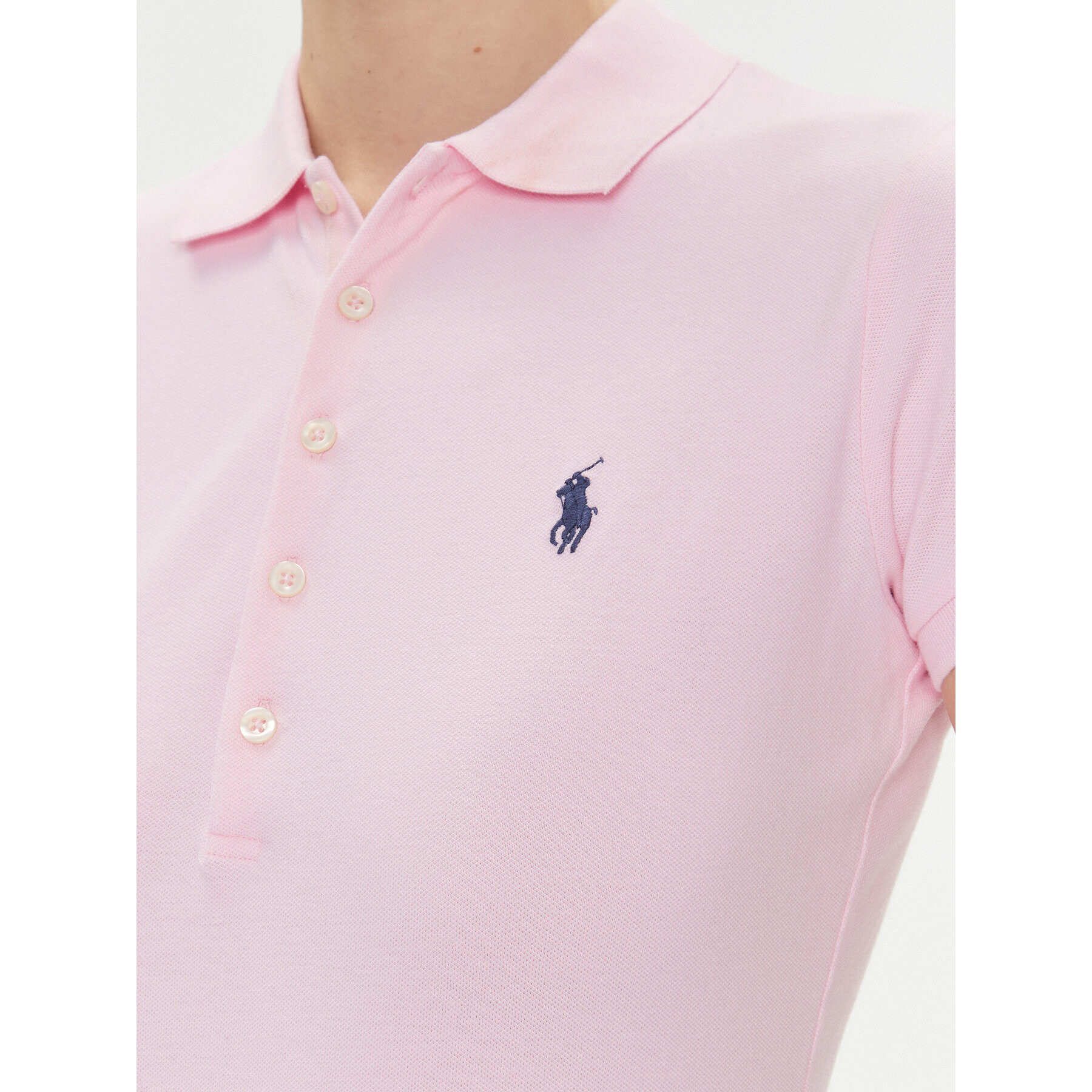 Polo Ralph Lauren Тениска с яка и копчета 211870245003 Розов Slim Fit - Pepit.bg