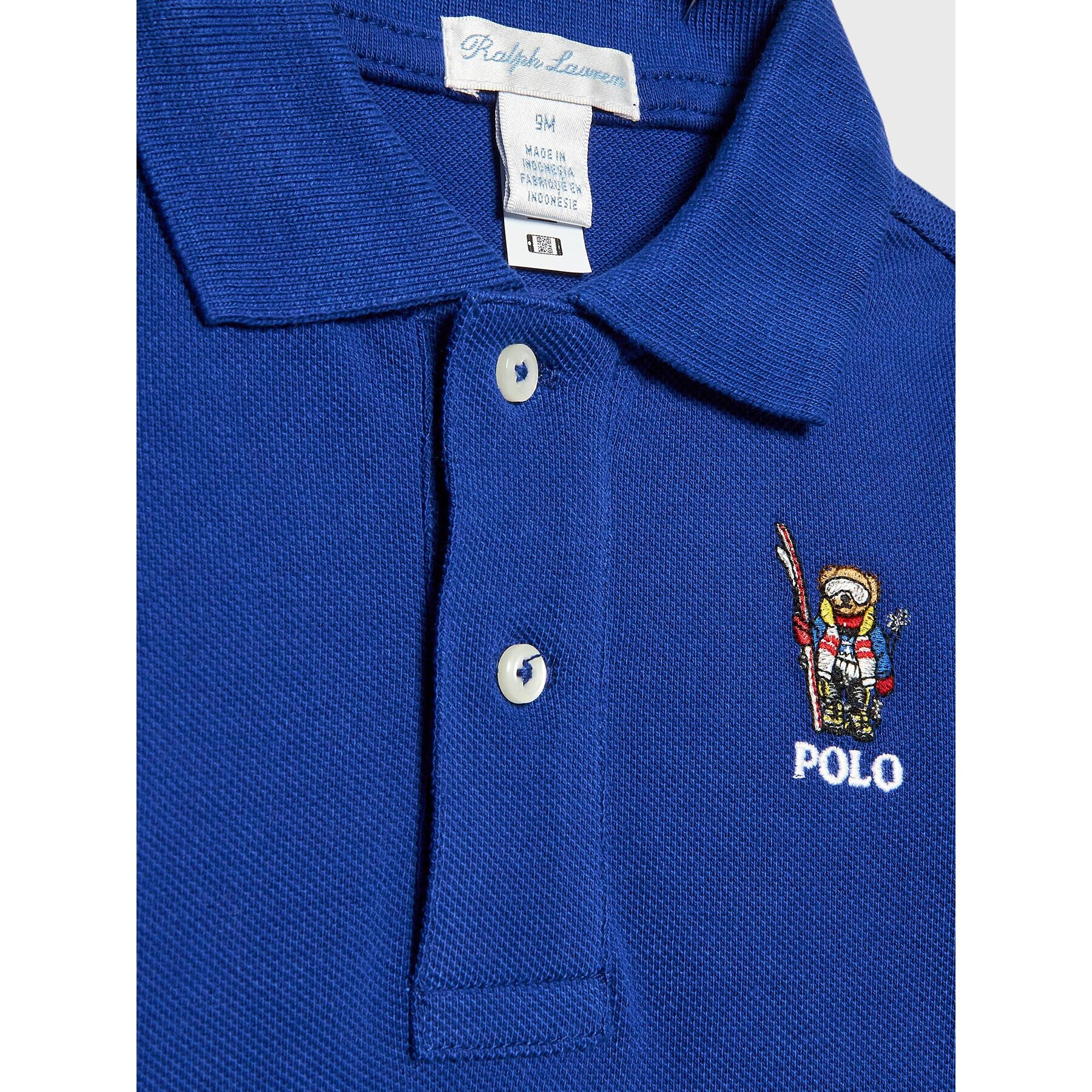 Polo Ralph Lauren Тениска с яка и копчета 320853797004 Тъмносин Regular Fit - Pepit.bg