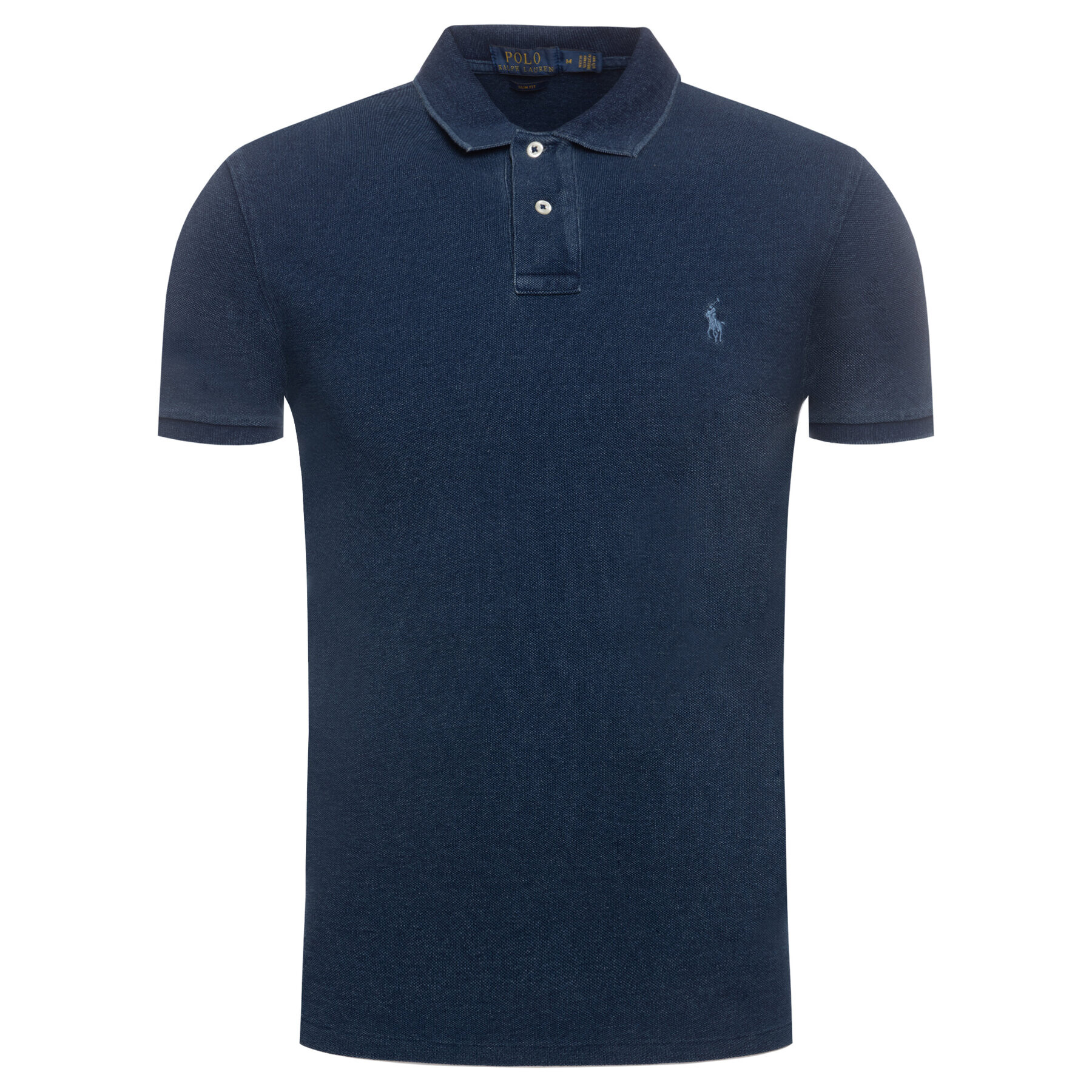 Polo Ralph Lauren Тениска с яка и копчета 710536856202 Тъмносин Slim Fit - Pepit.bg